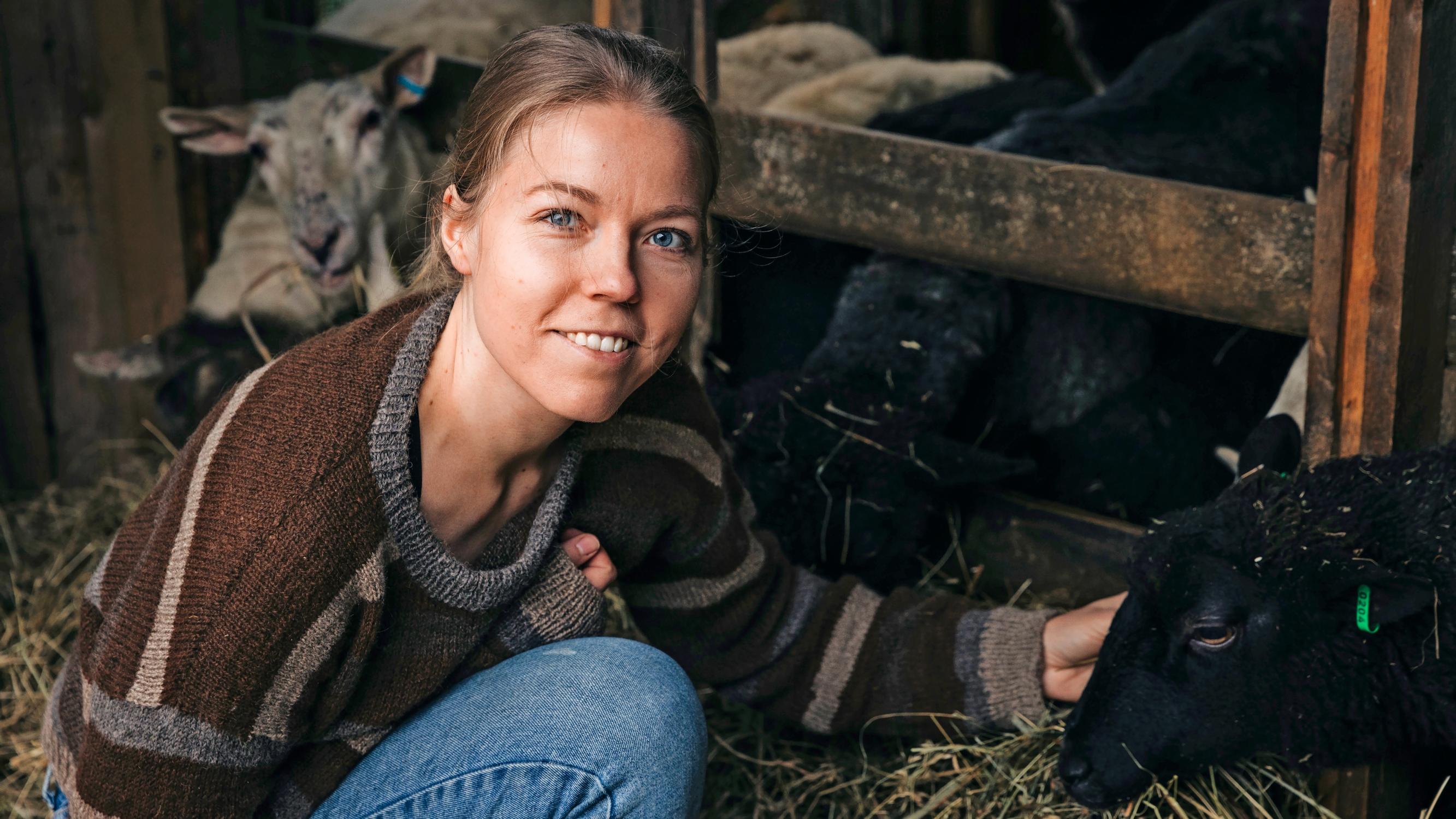 Henna left her nursing career and fulfilled her dream—now she spins alpaca and sheep’s wool on a farm in Inkoo, Finland