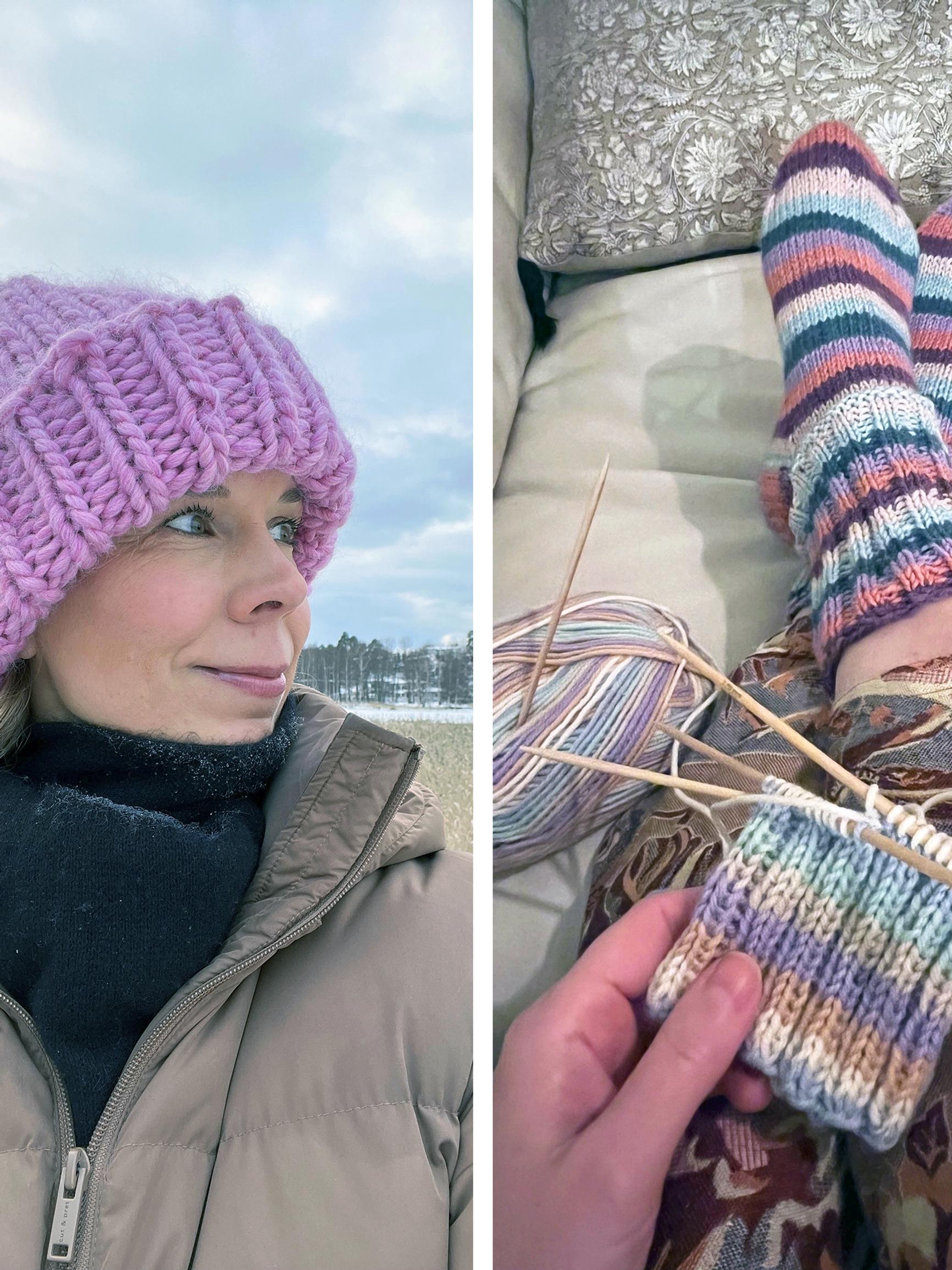 Kirsi-Marja was 47 when she realized that she could knit after all—“I have discovered a new tenacity in myself”