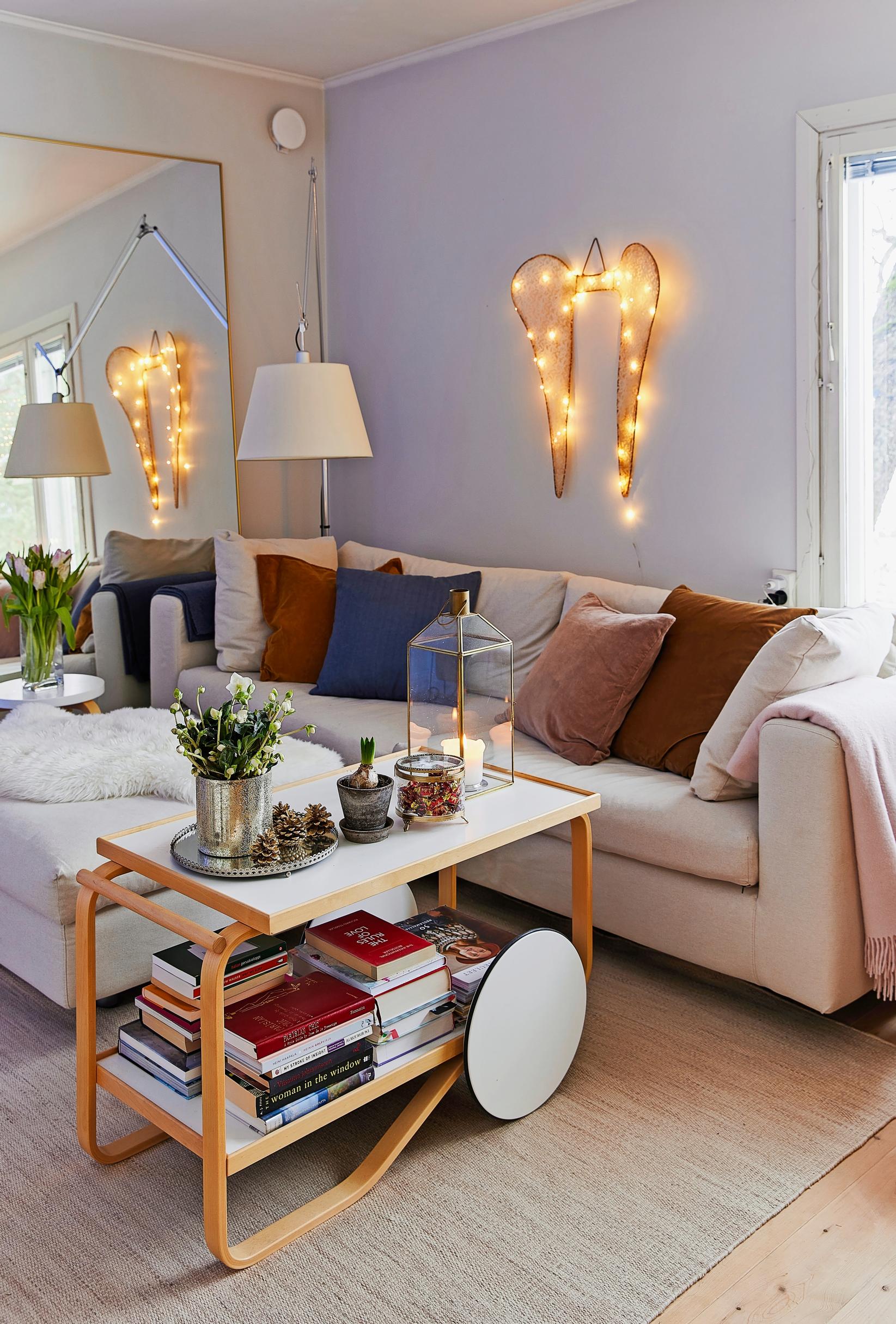 Artek tea trolley in the living room