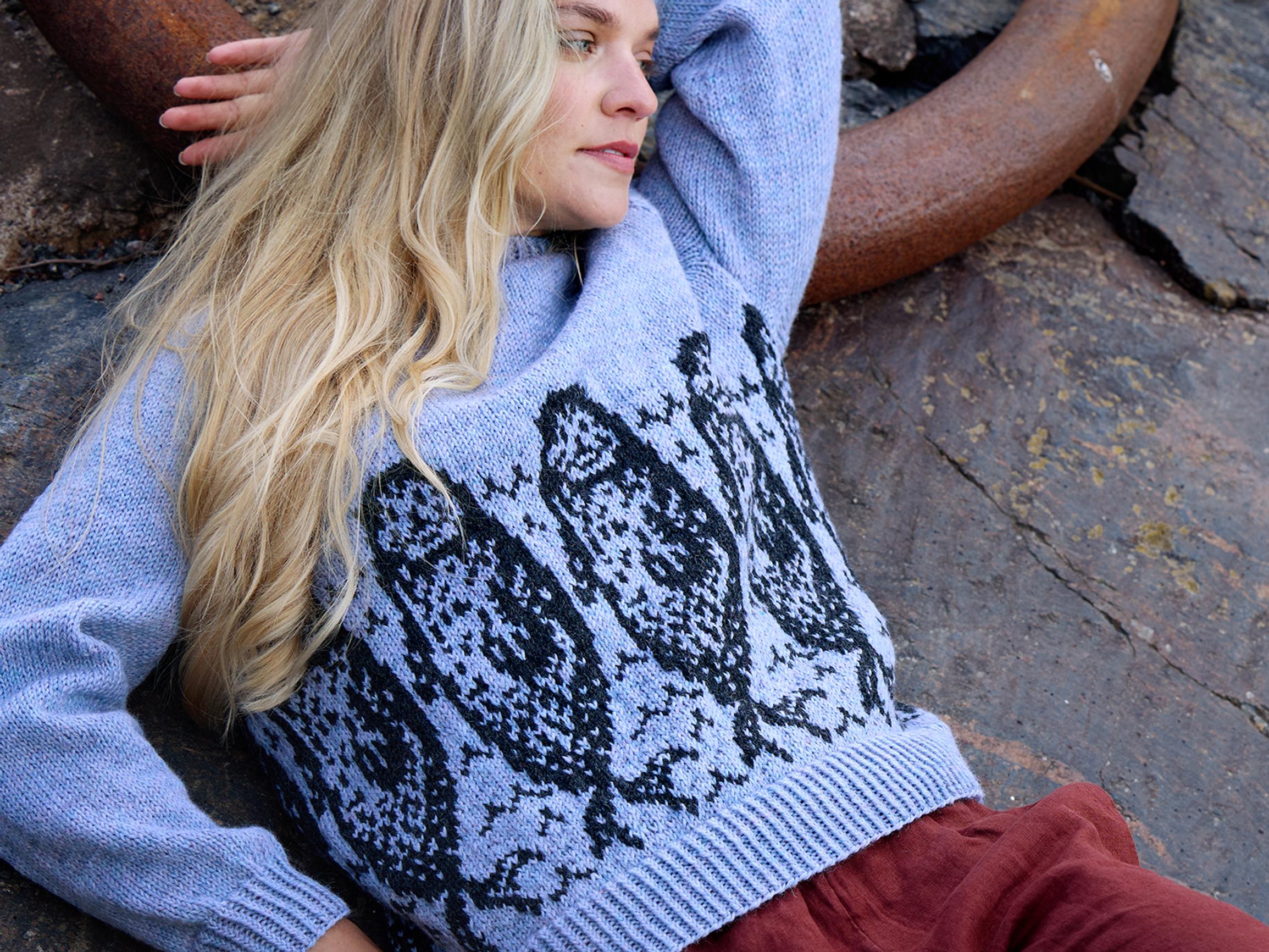 Erik Bruun’s iconic posters transformed into knitting patterns! Get inspired by the new Beloved Patterns magazine