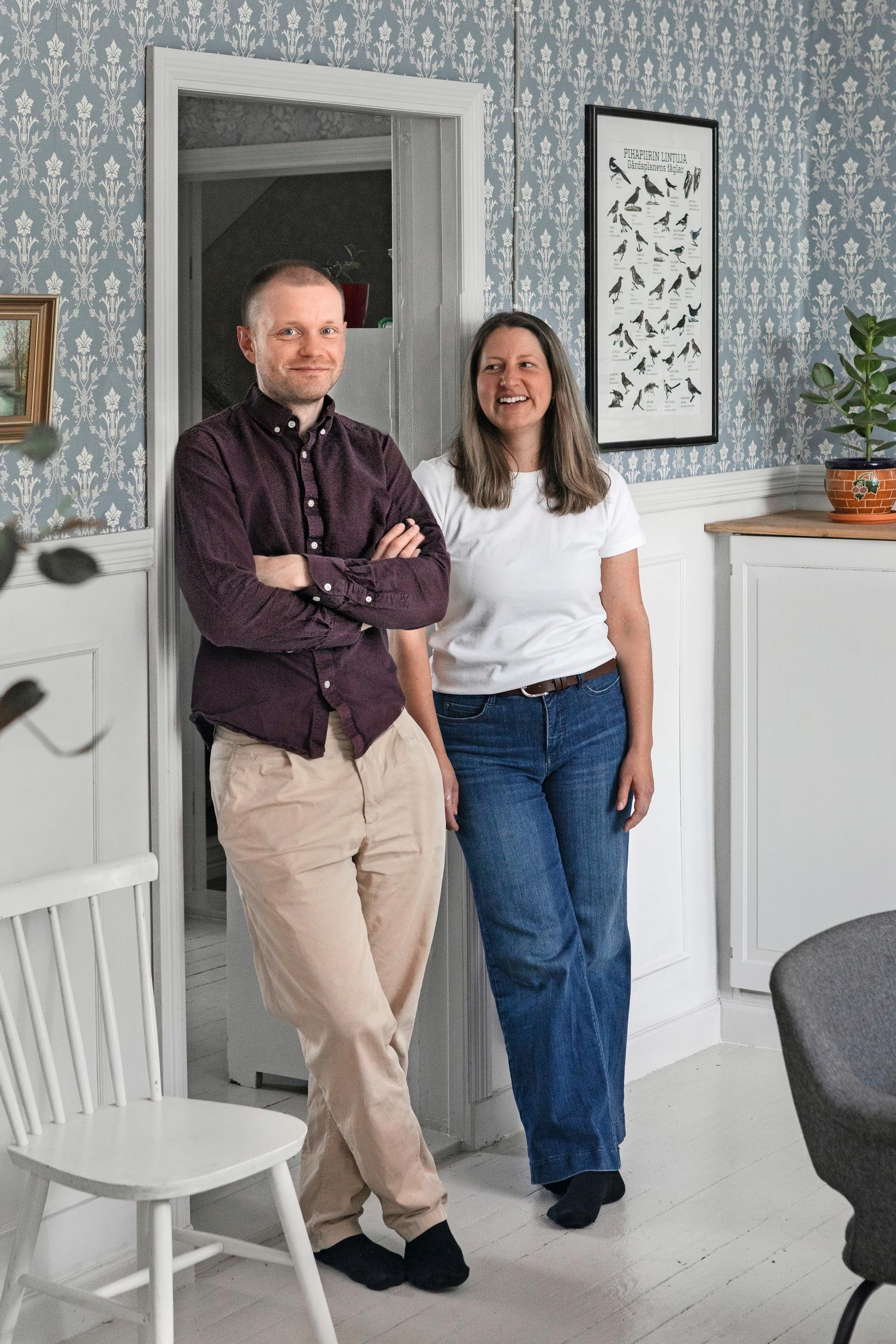 A photo of Eetu Kielo and Betina Andersson.