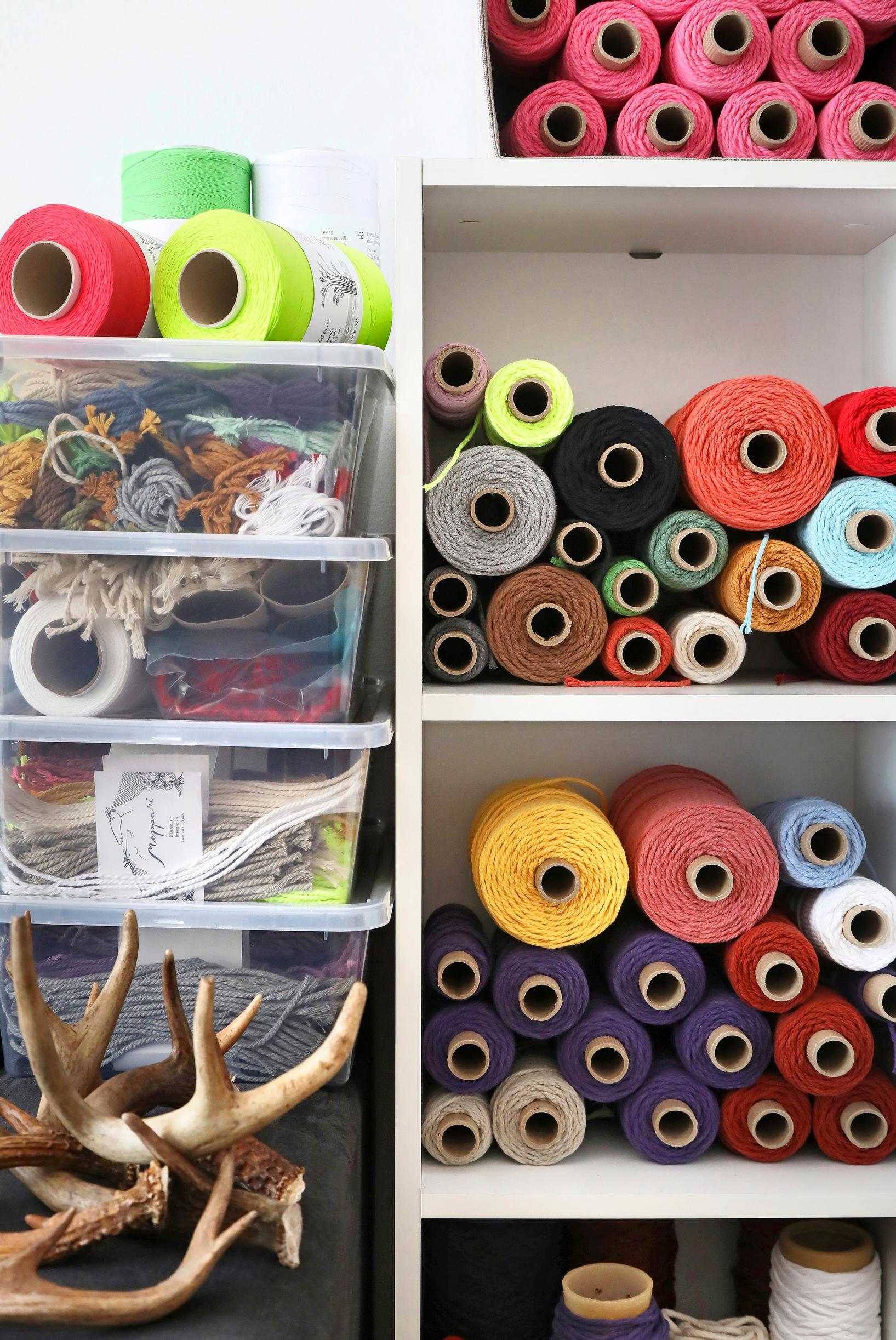 Kirsi’s yarn inventory