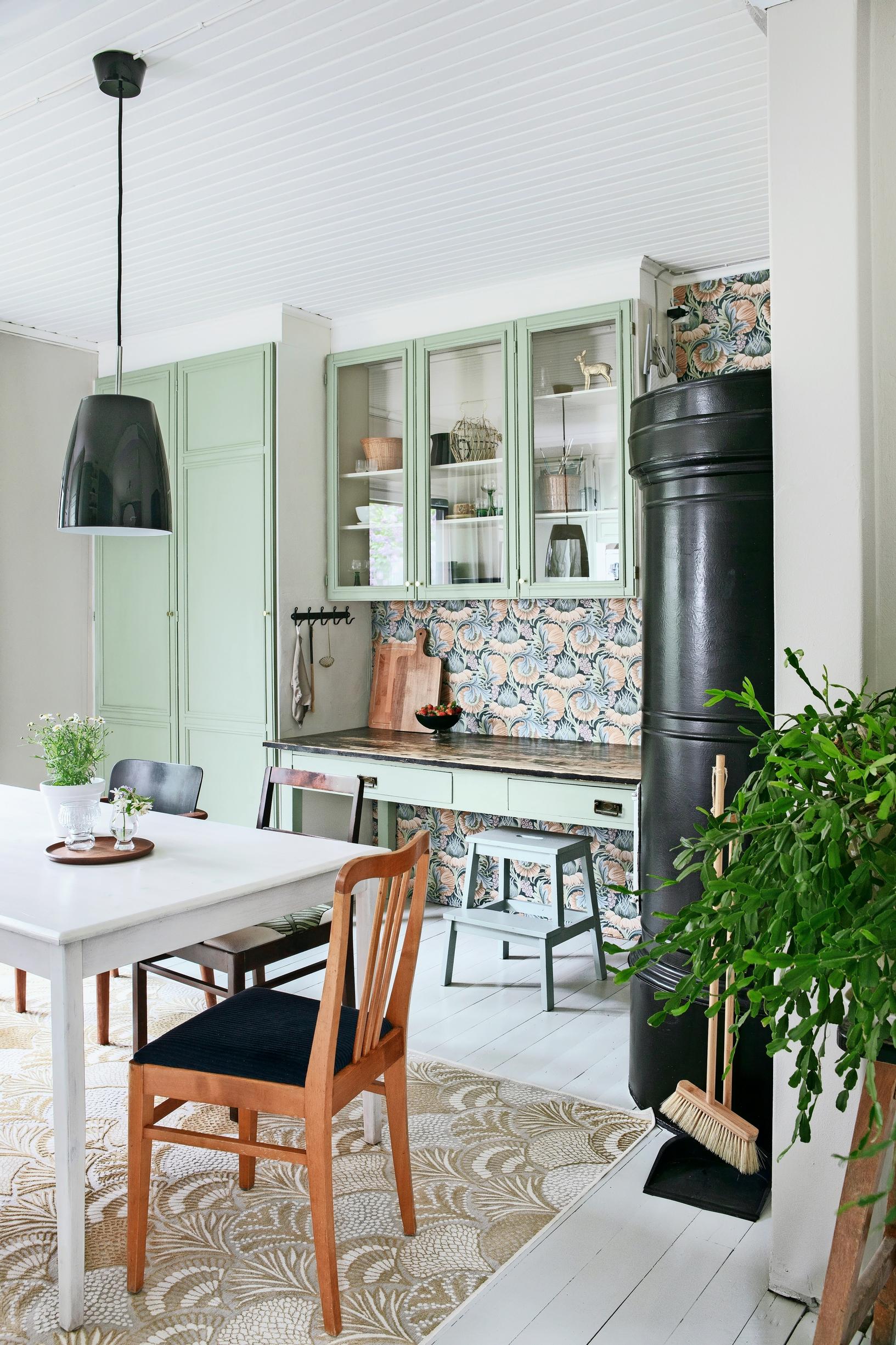 Veera Kuittinen’s kitchen after the renovation
