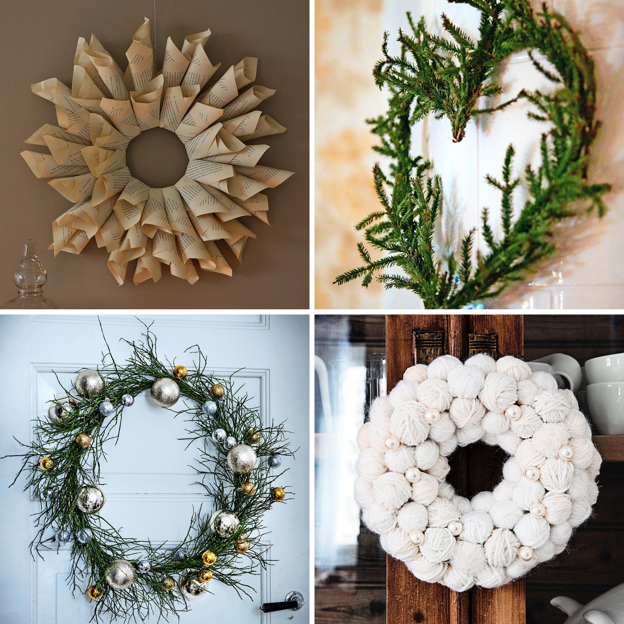 A Christmas wreath brings the festive spirit to your home—13 wonderful ideas