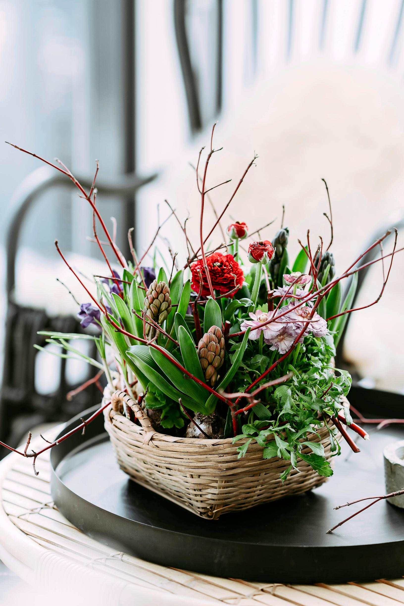 hyacinth arrangement
