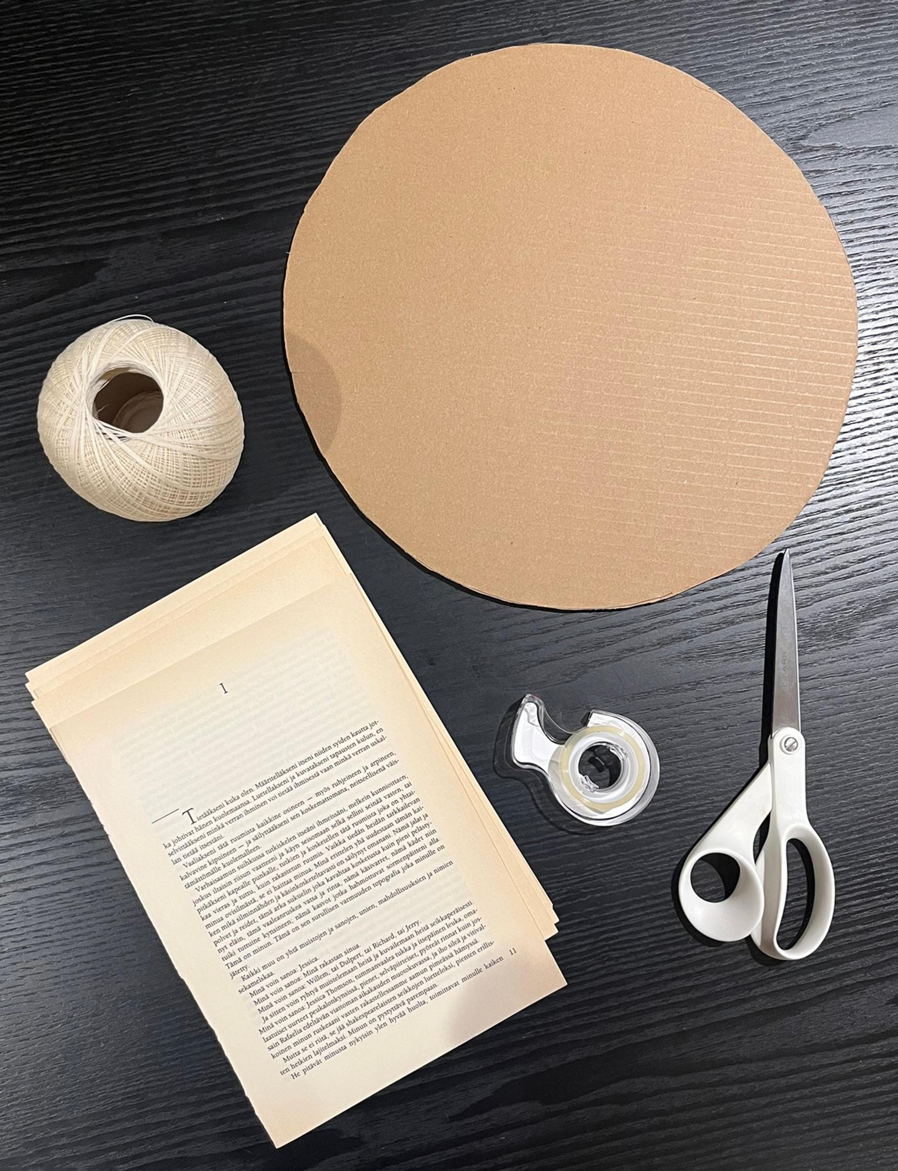 Paper dahlia supplies