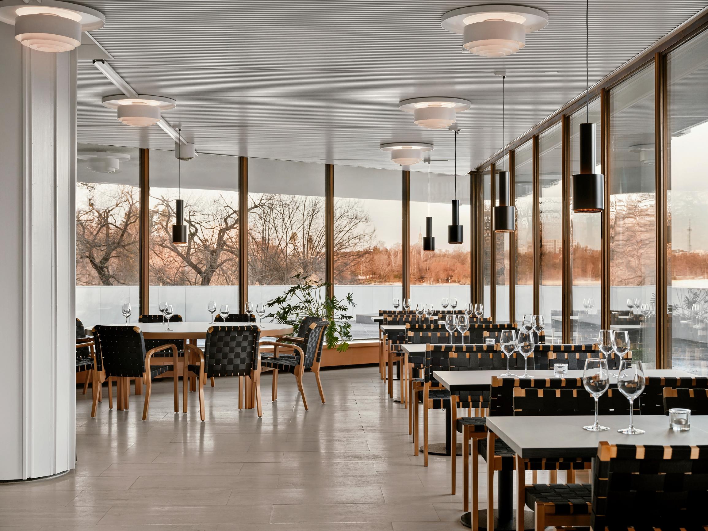 Finlandia Hall’s Cafe & Wine restaurant