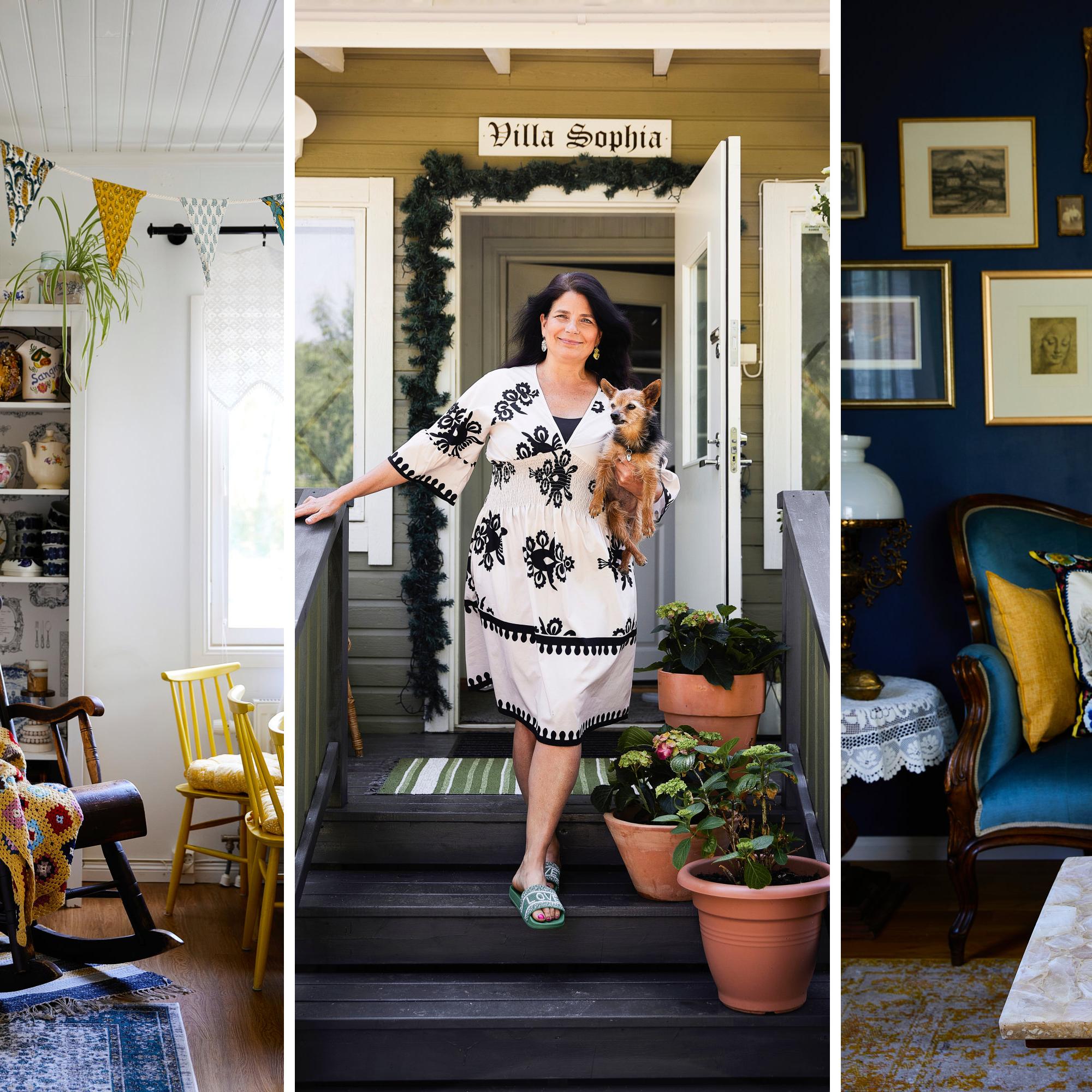 Lemon yellow and blue! Villa Sophia boasts an irresistible Italian vibe
