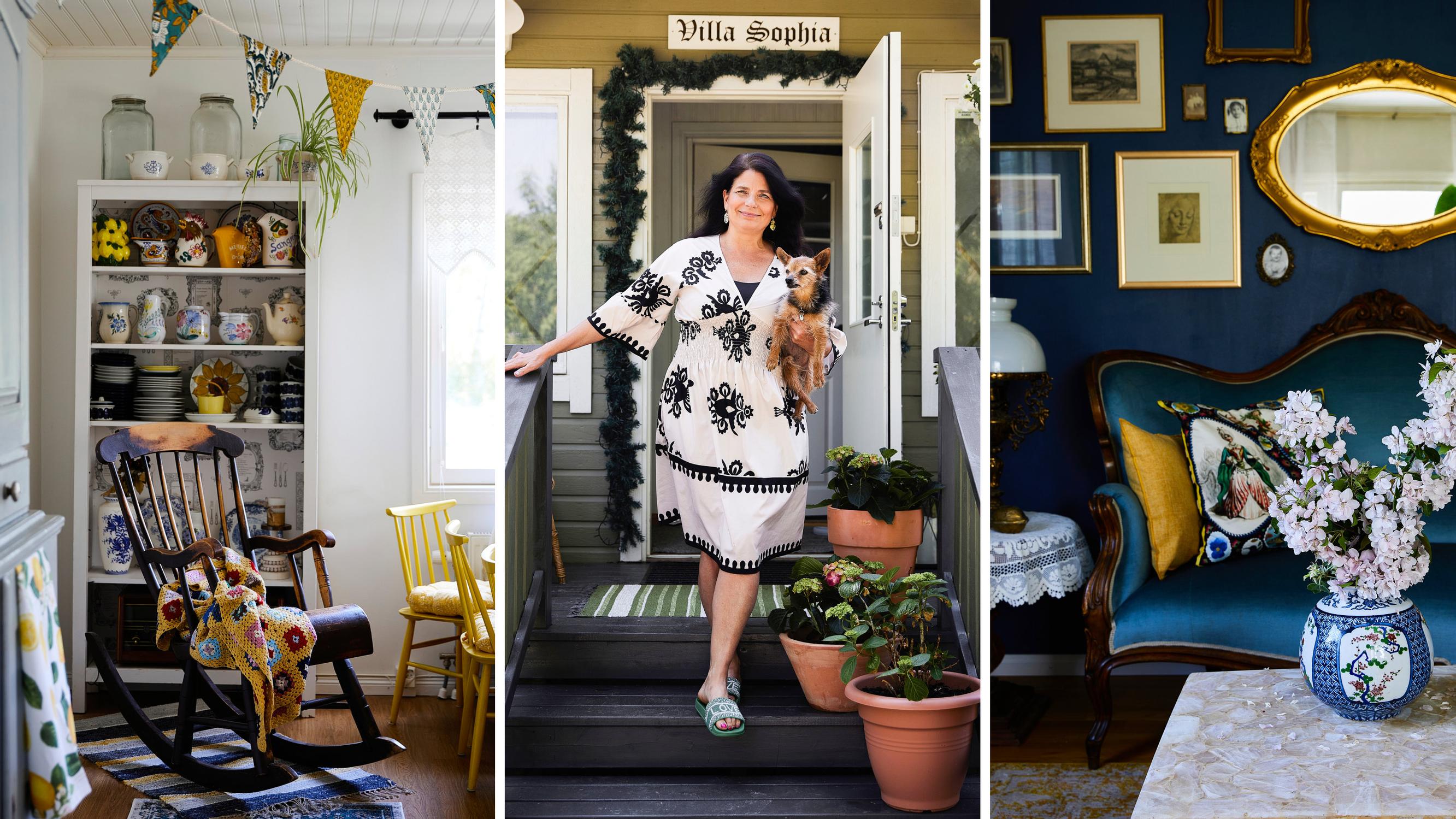 Lemon yellow and blue! Villa Sophia boasts an irresistible Italian vibe