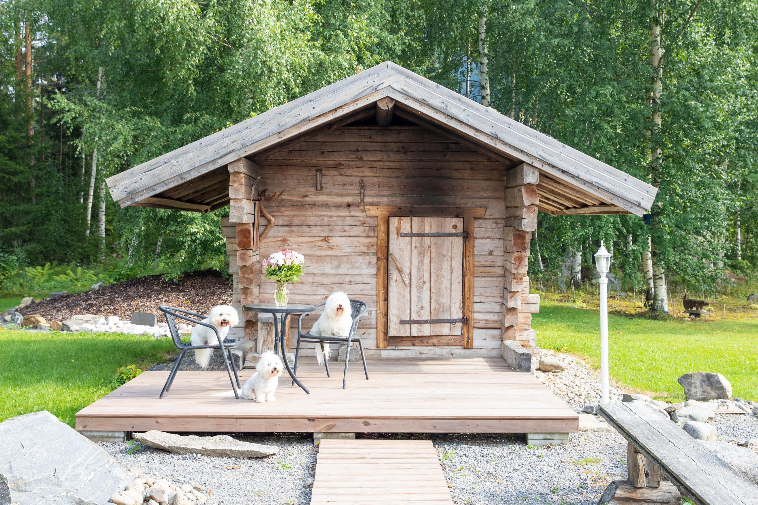 The old smoke sauna in the Färm couple’s yard