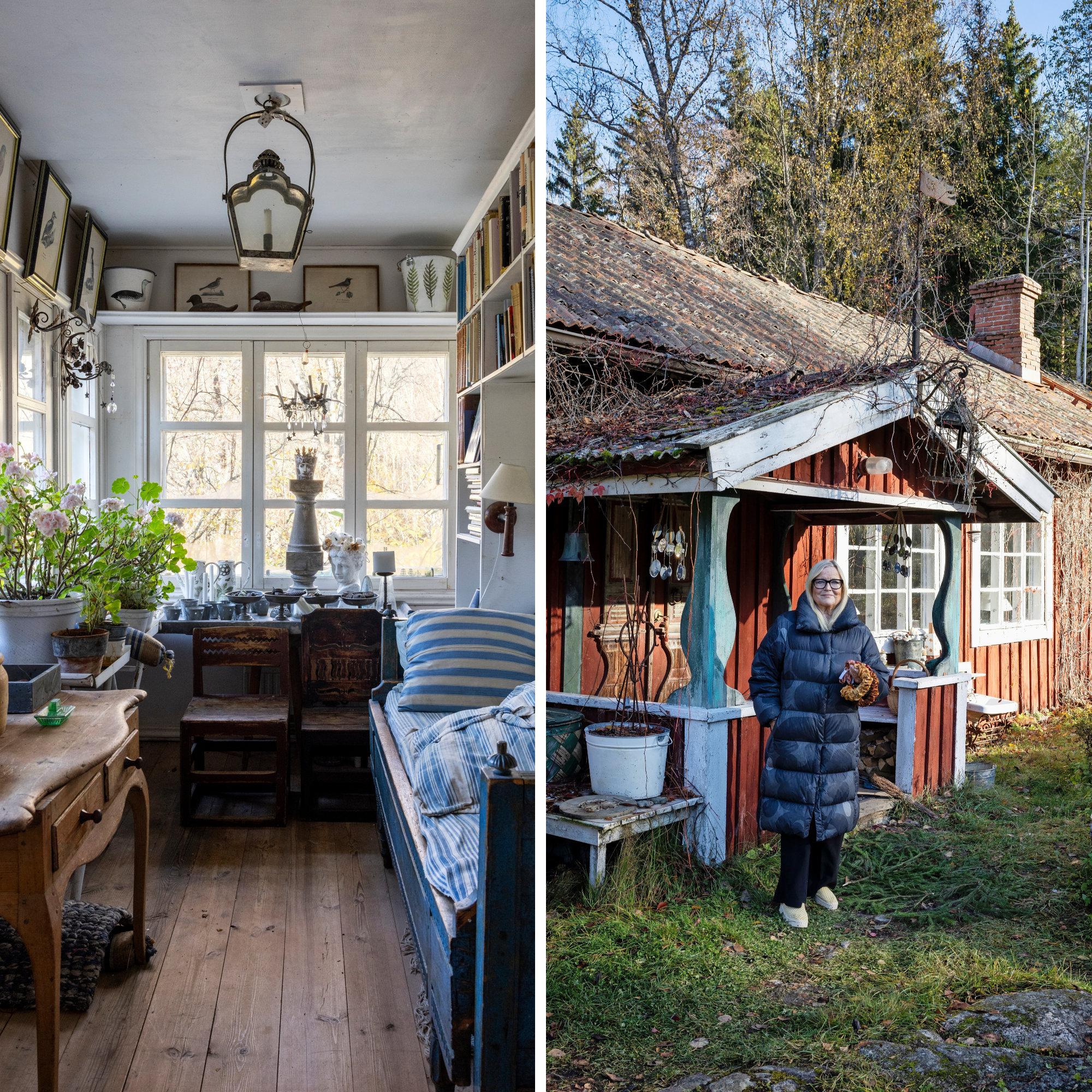 “I paint walls more often than I clean”—step inside artist Kerstin Enbom’s enchanting cottage