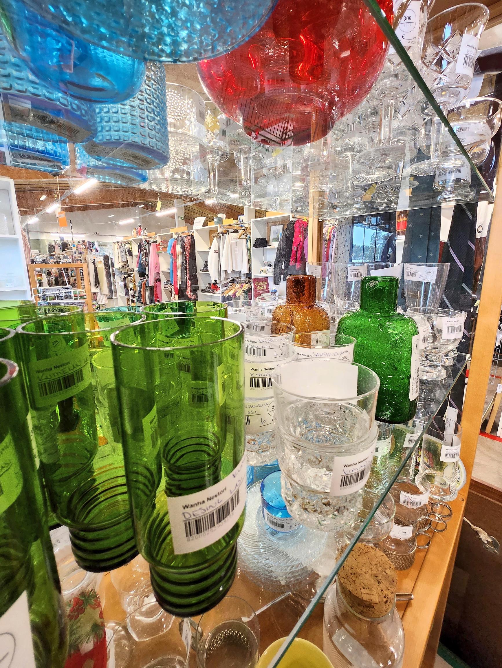 Glasses at Wanha Nestori Flea Market