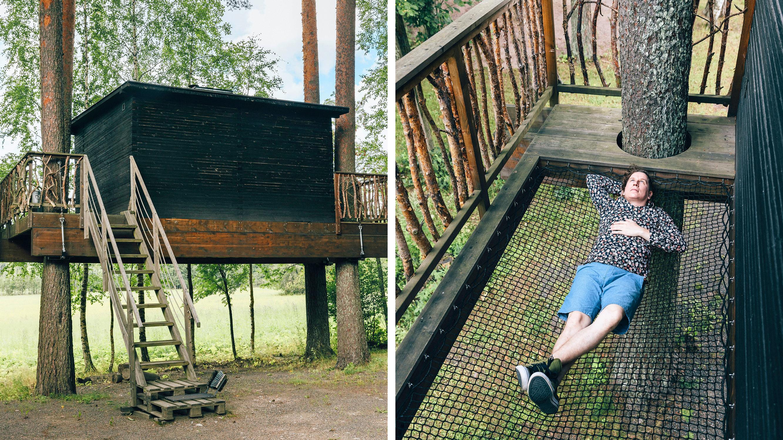 This treehouse sauna is an amazing hideaway—“The sauna feels like its own little world”