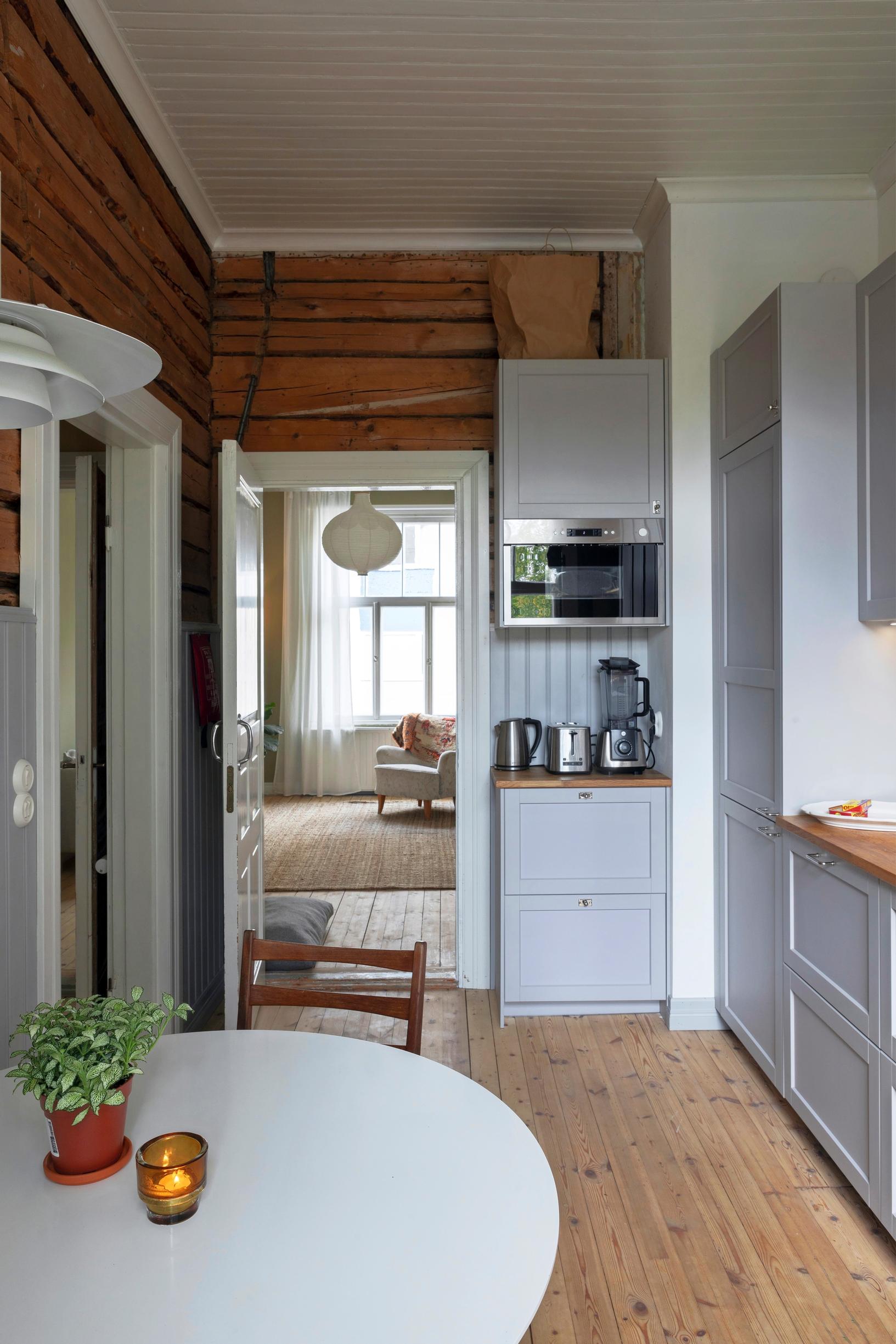 New Ikea kitchen cabinets.