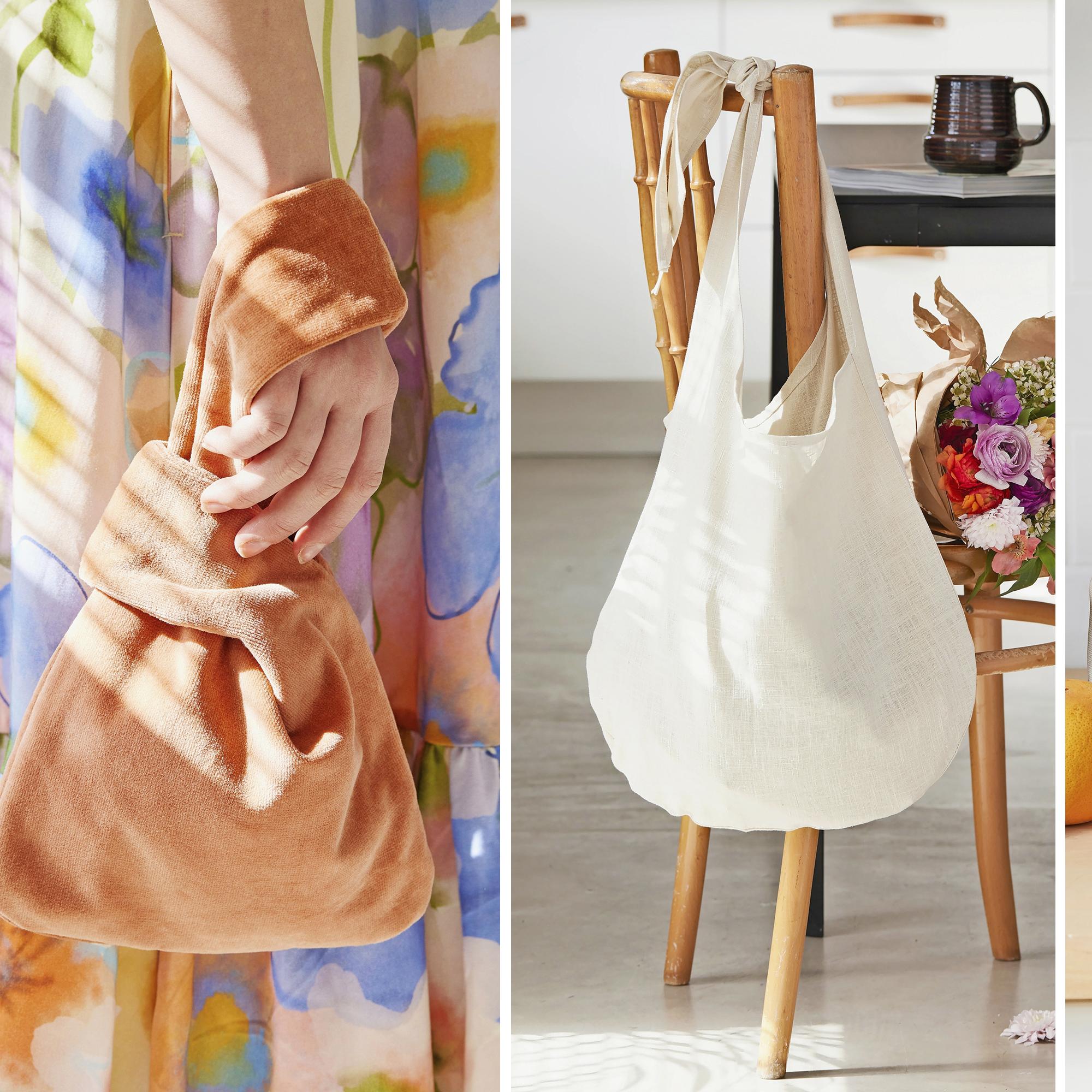 3 easy DIY everyday bags—sew from recycled fabrics!