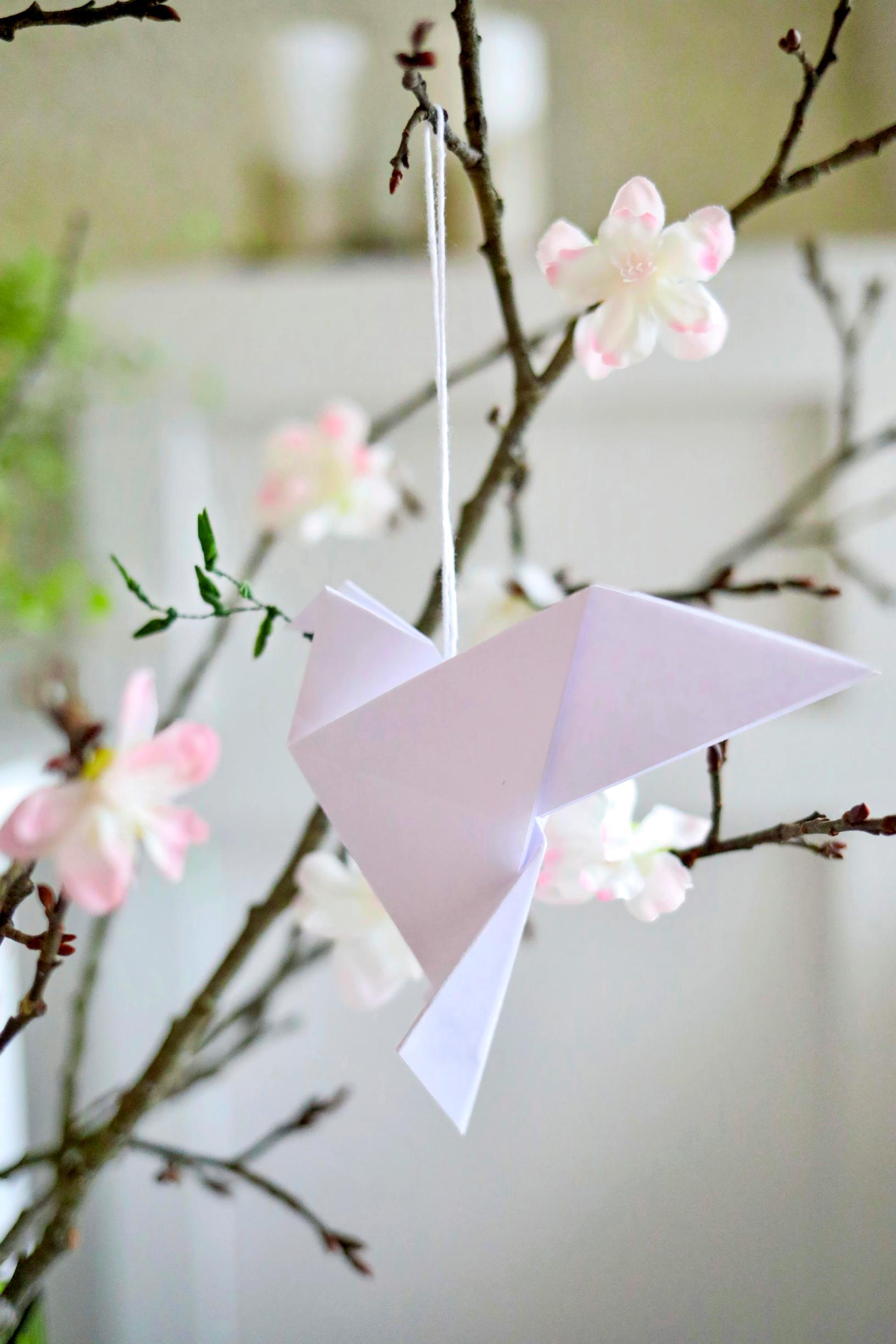 Hanging origami