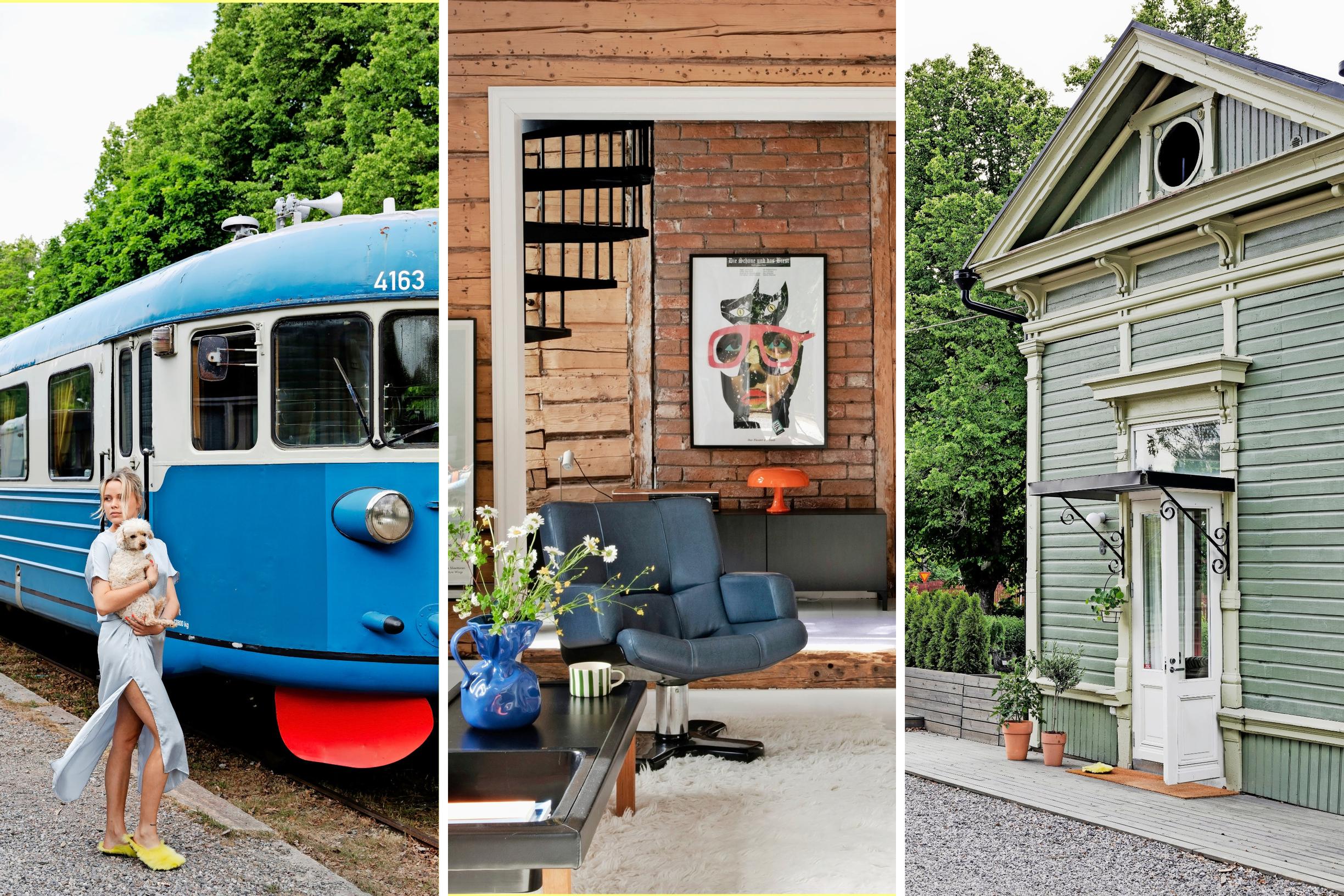 Home in an old train station: “We have time to make it all our own”