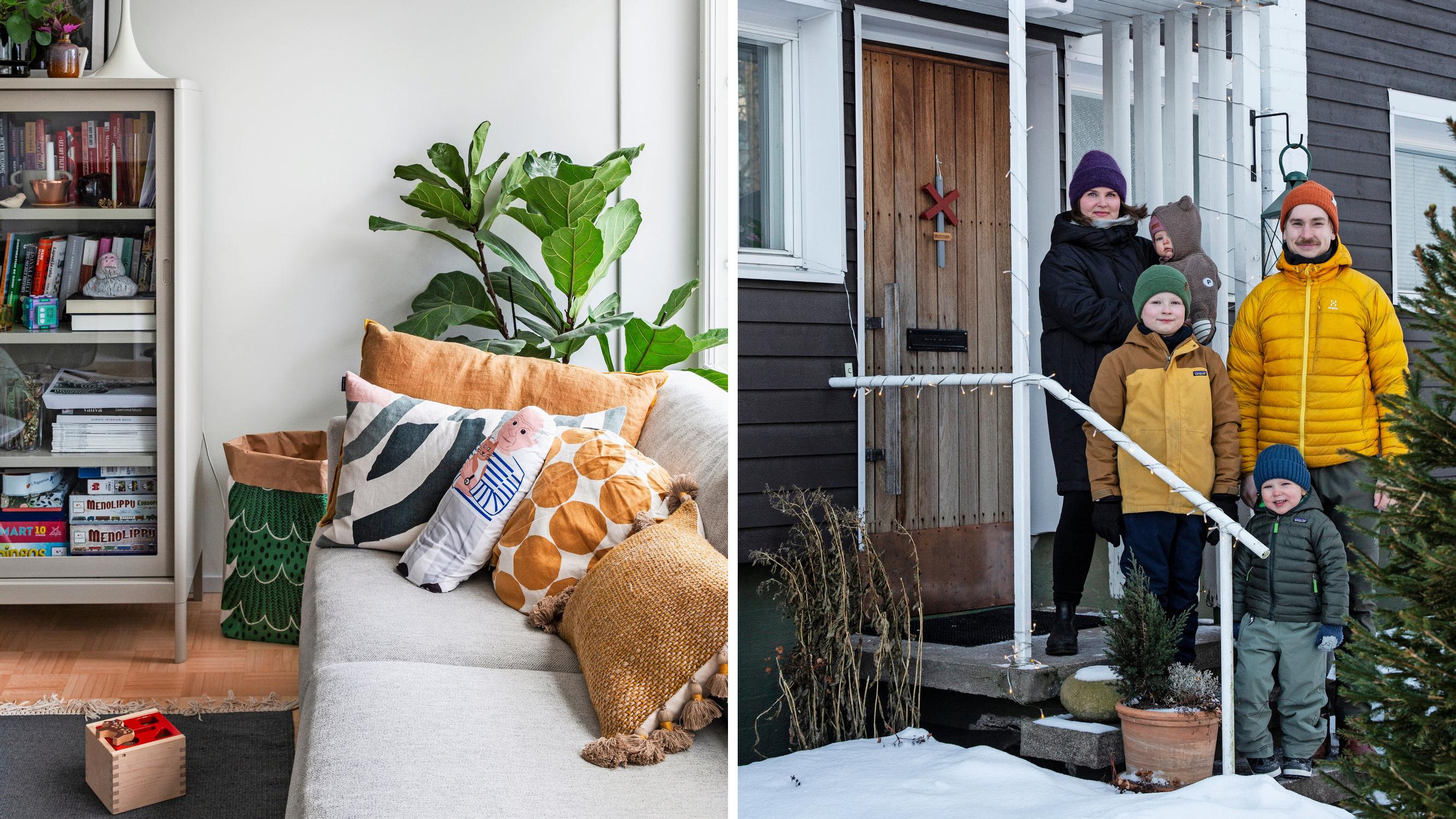 Move to 1960s row house in Helsinki made family life easier: “Living in this house, we’re in the center of everything”