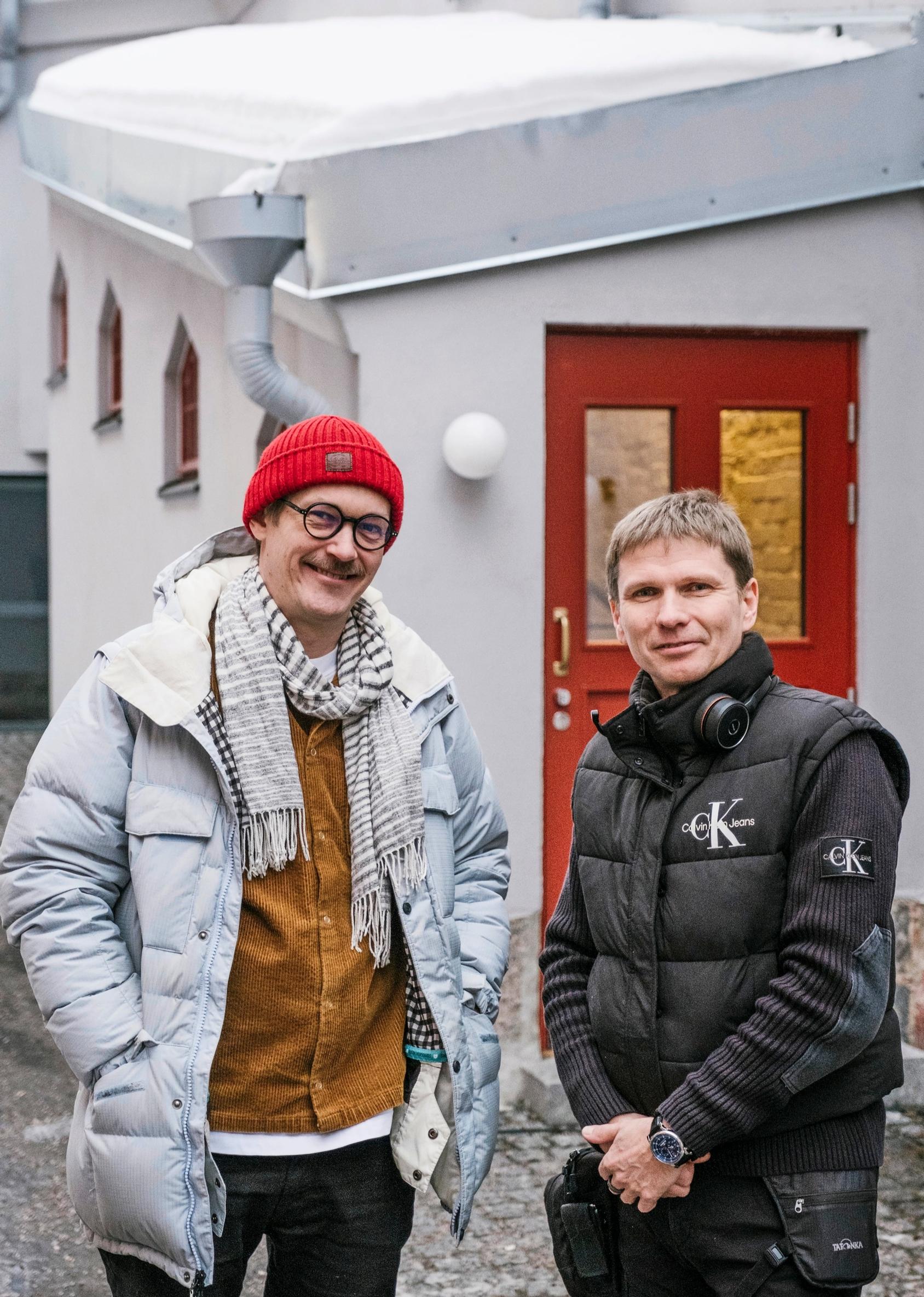 Architect Pauli Siponen and project manager Aivar Kolk