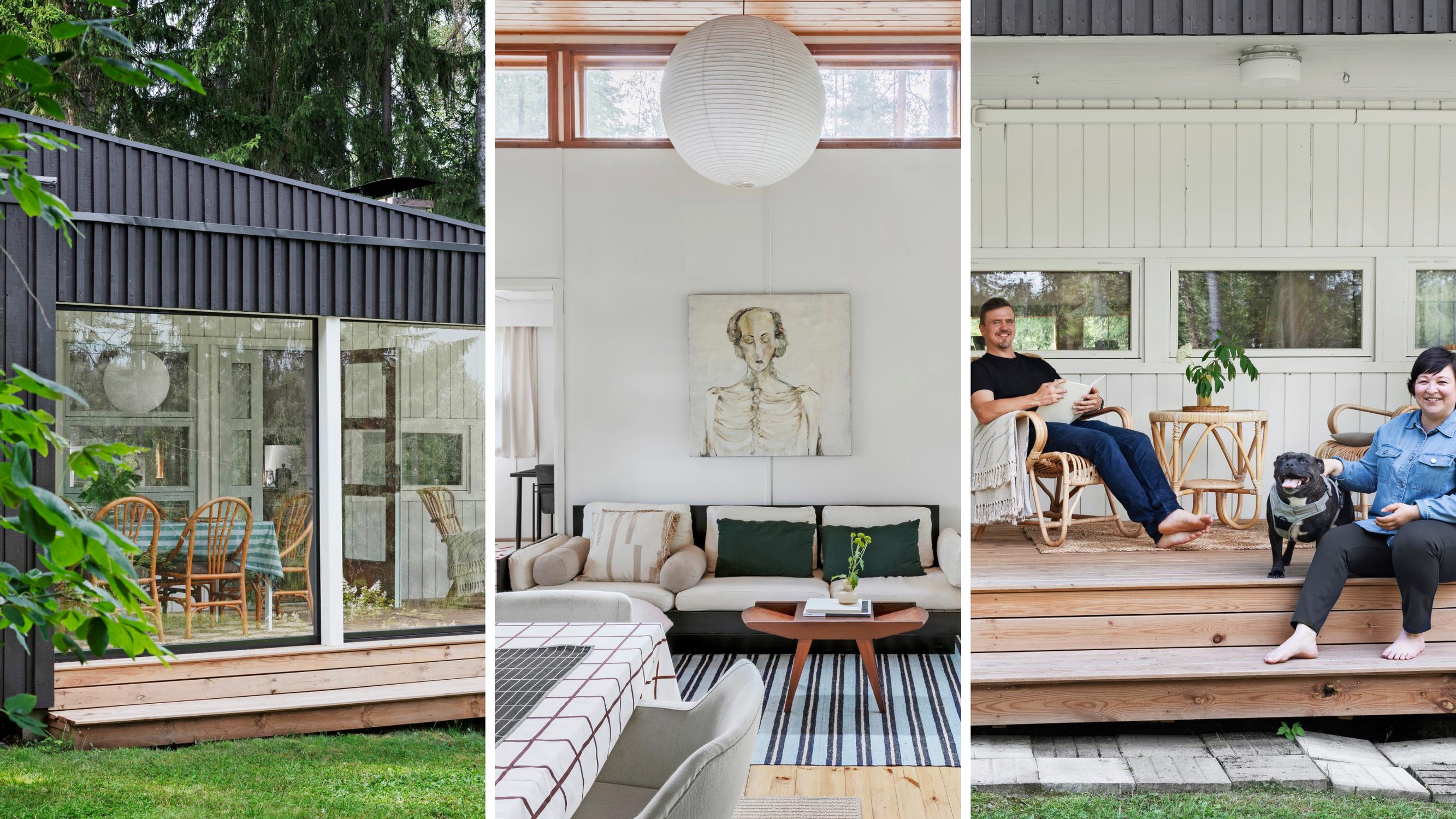70s cottage revived in Alvar Aalto style: A truly charming cottage in a rural idyll
