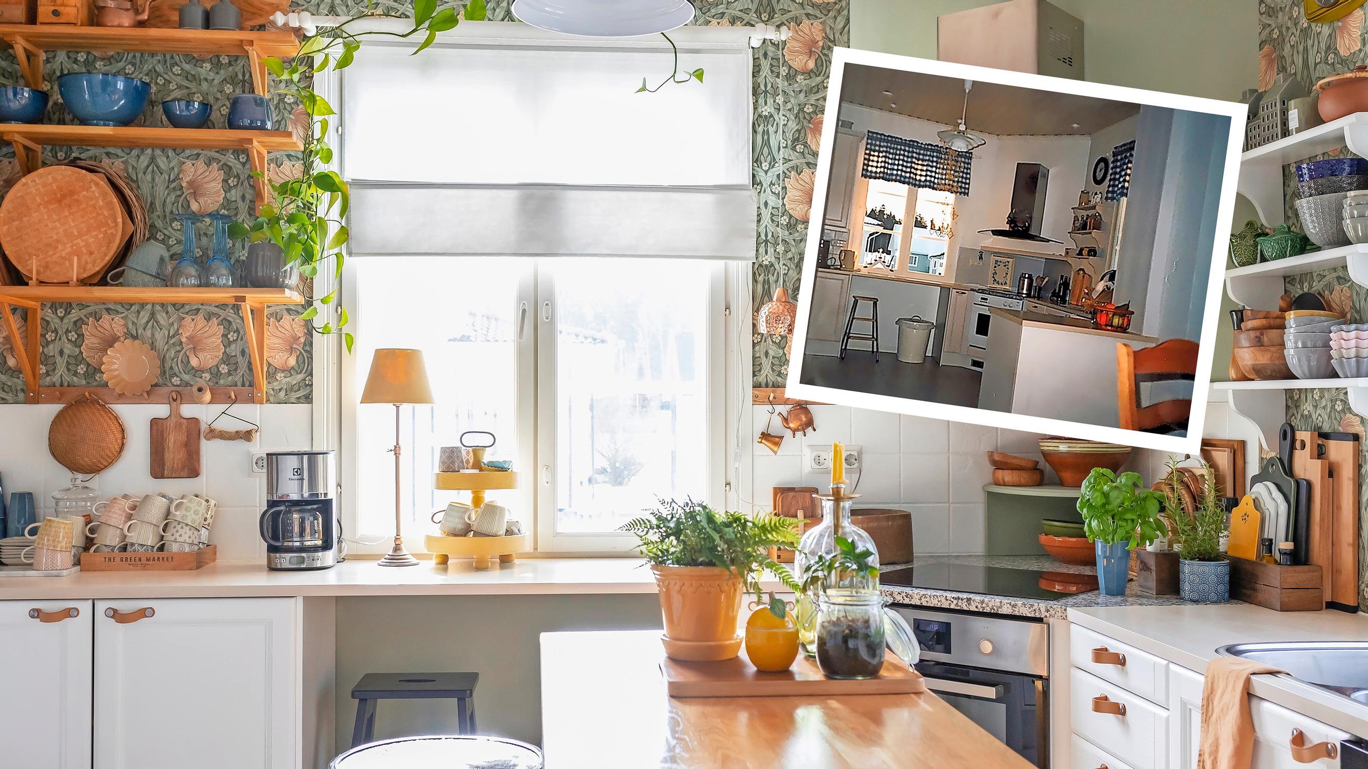 Kirsi renovated her kitchen for under a thousand euros: “I did the renovation myself, on a single parent’s budget”