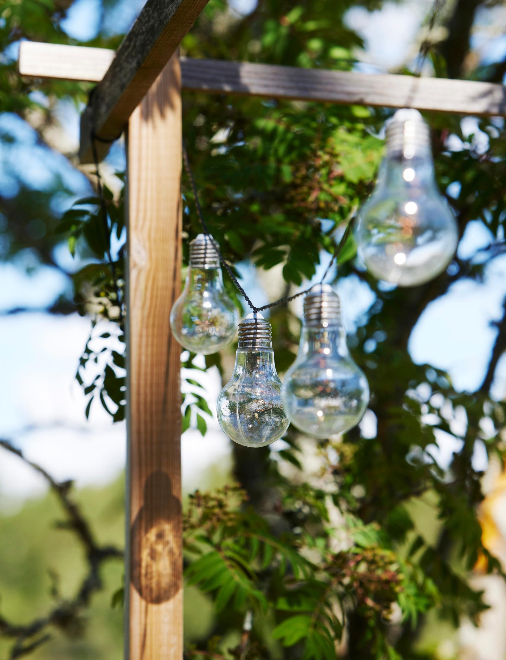 string lights hung up