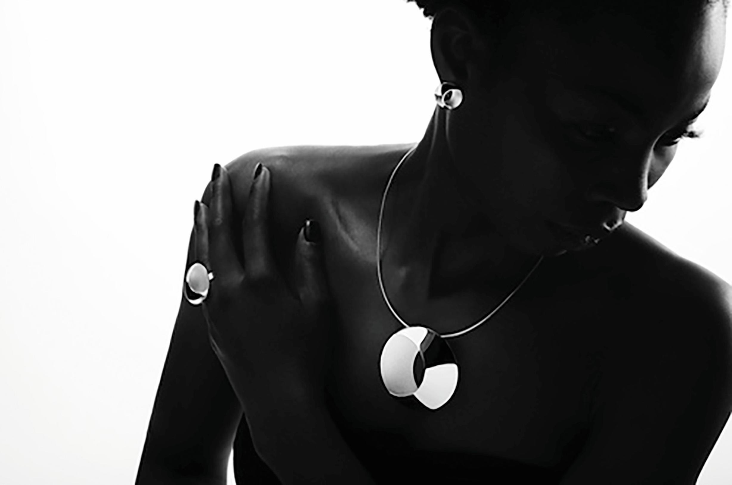 Silver jewelry from the Kuutamo series