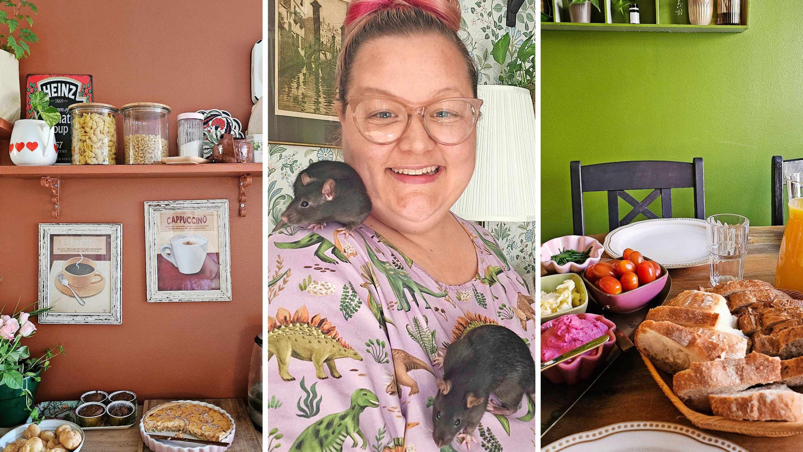 Single parents’ shared home—Tinna and her friend moved in together when rents kept climbing