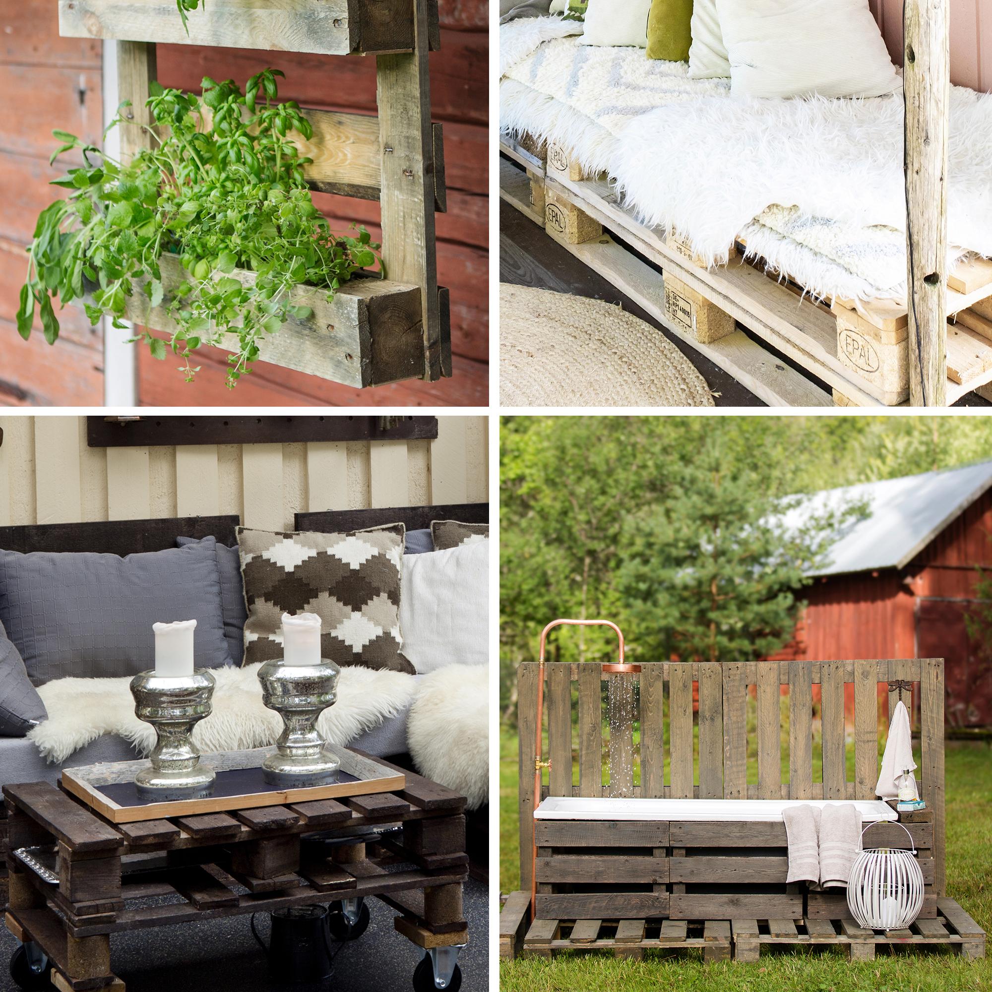 Put pallets to use! 9 budget-friendly ideas for your patio and garden