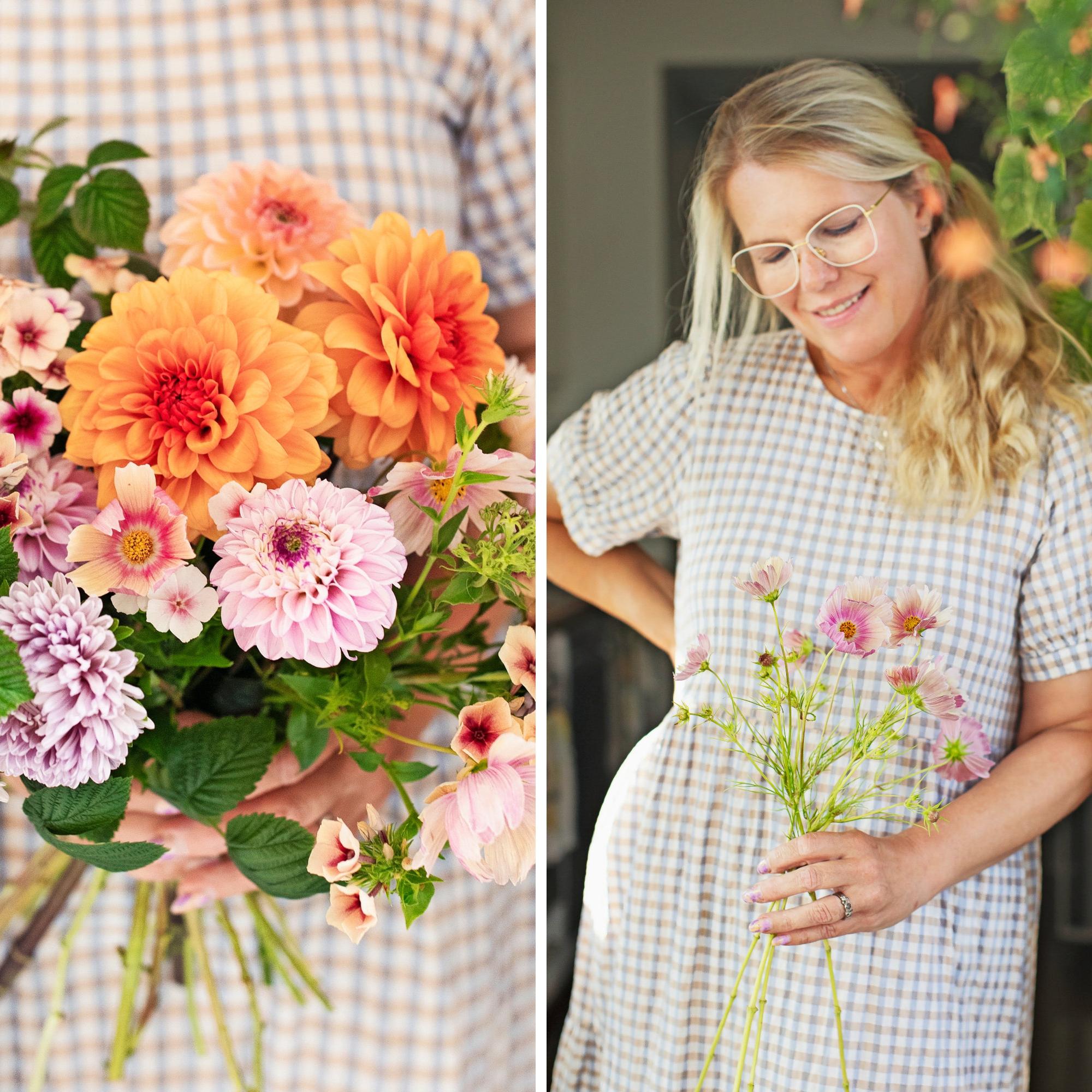 Furloughed flight attendant Jenni decided to study floristry—now her plot is a sea of blooms with plenty left to sell