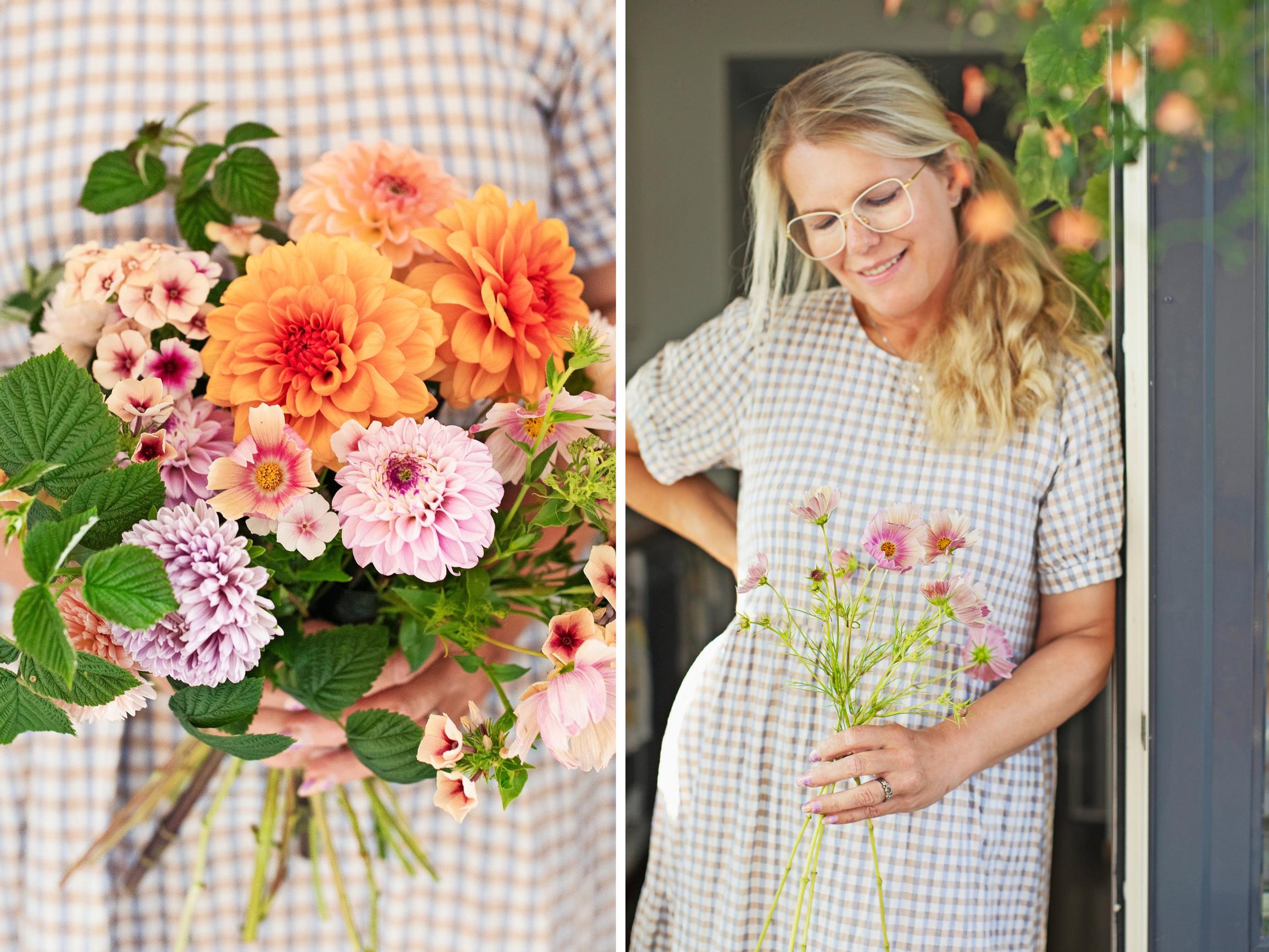 Furloughed flight attendant Jenni decided to study floristry—now her plot is a sea of blooms with plenty left to sell