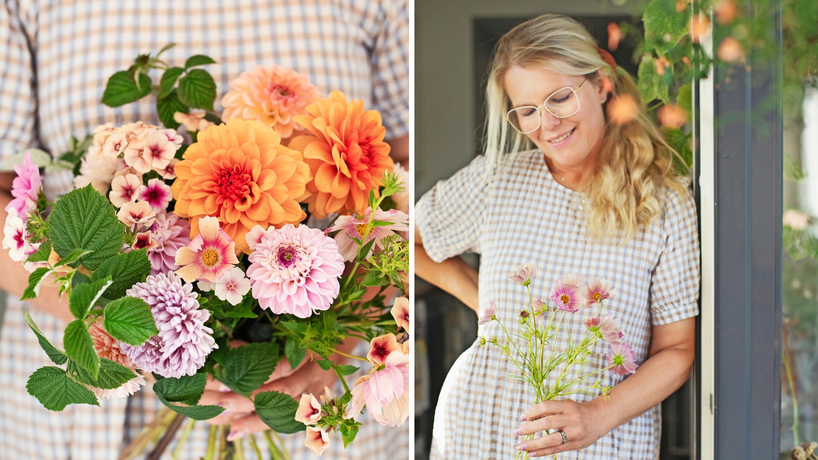 Furloughed flight attendant Jenni decided to study floristry—now her plot is a sea of blooms with plenty left to sell