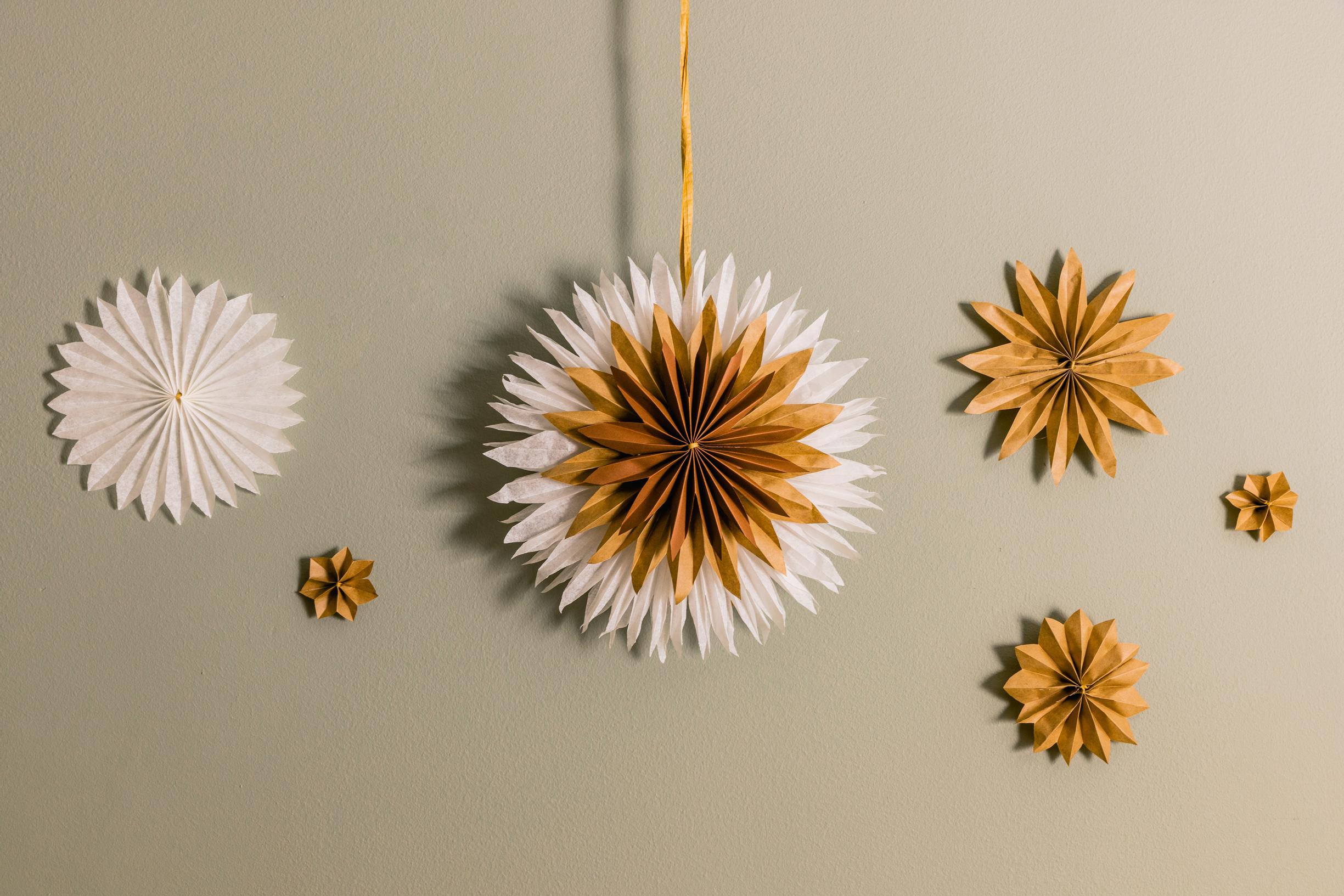 Fold your way to the loveliest winter star—use what you already have at home