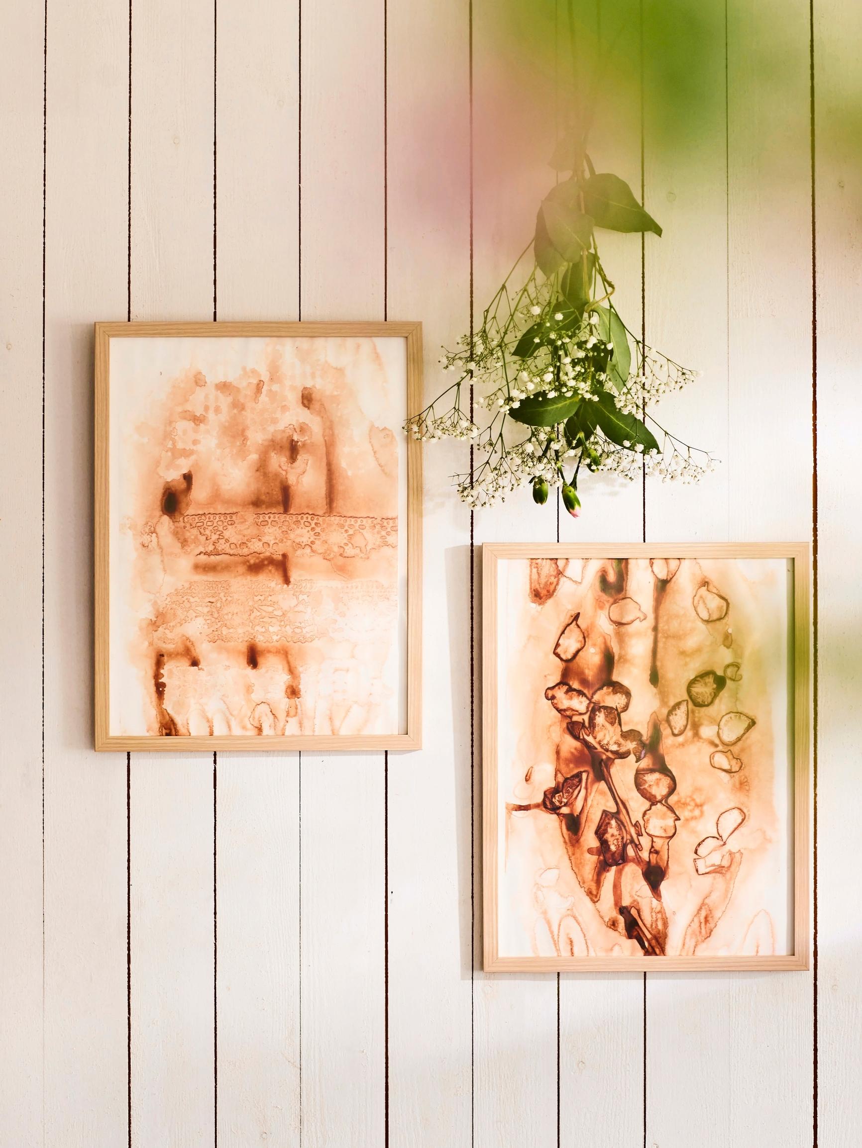 Sun-dyed décor boards