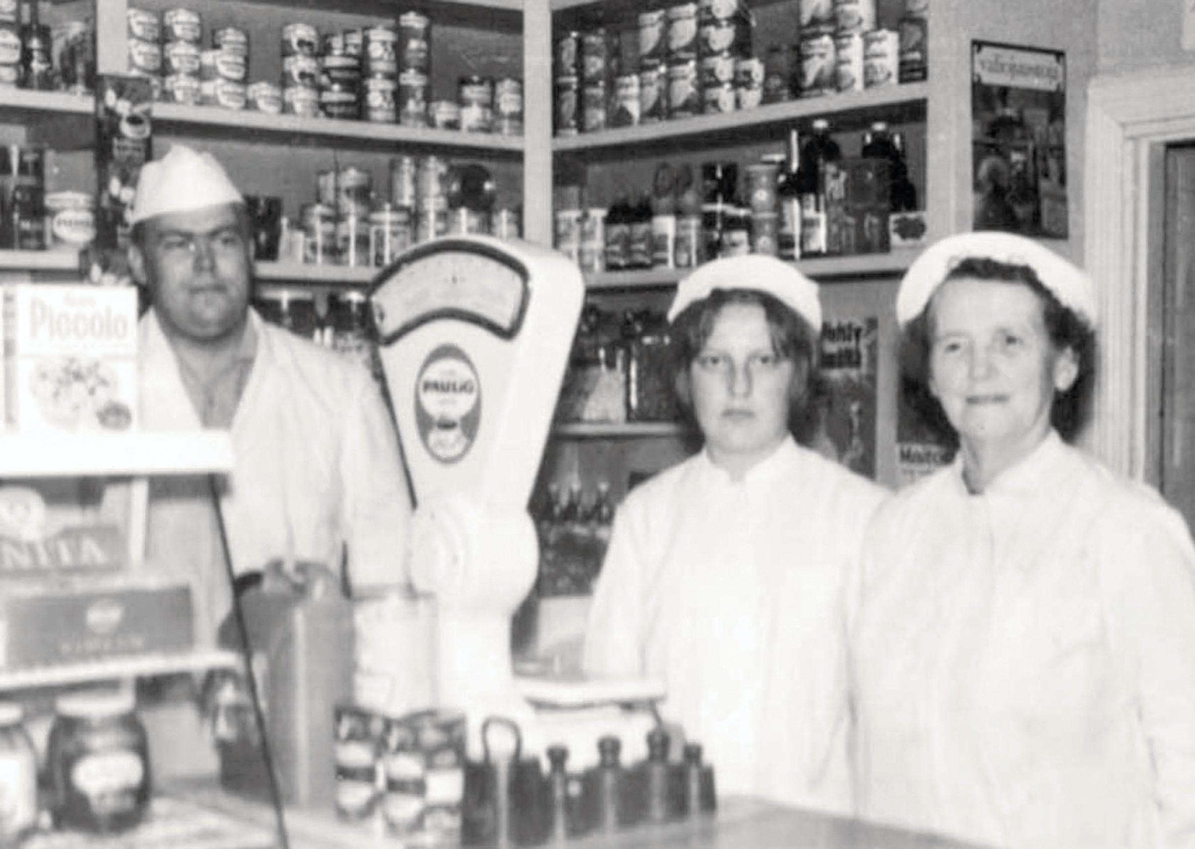 Staff of the old general store
