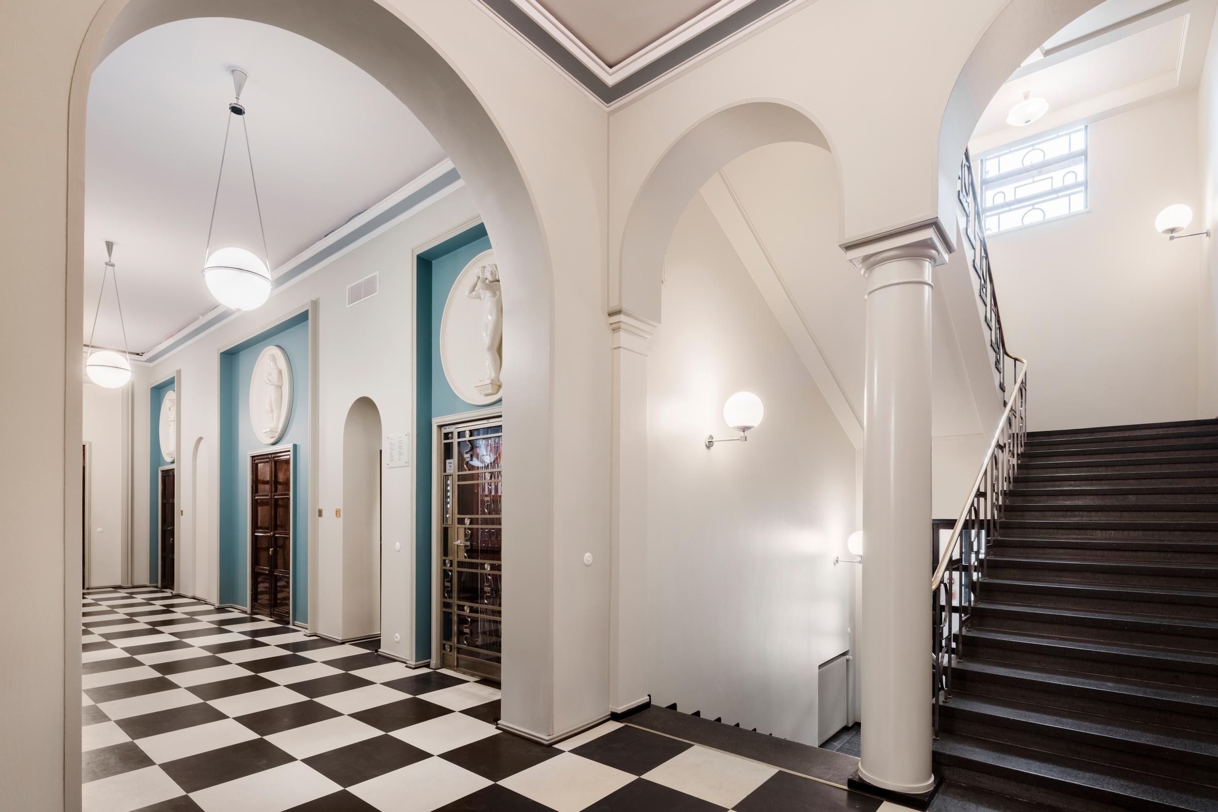 The Parliament Building’s library corridor