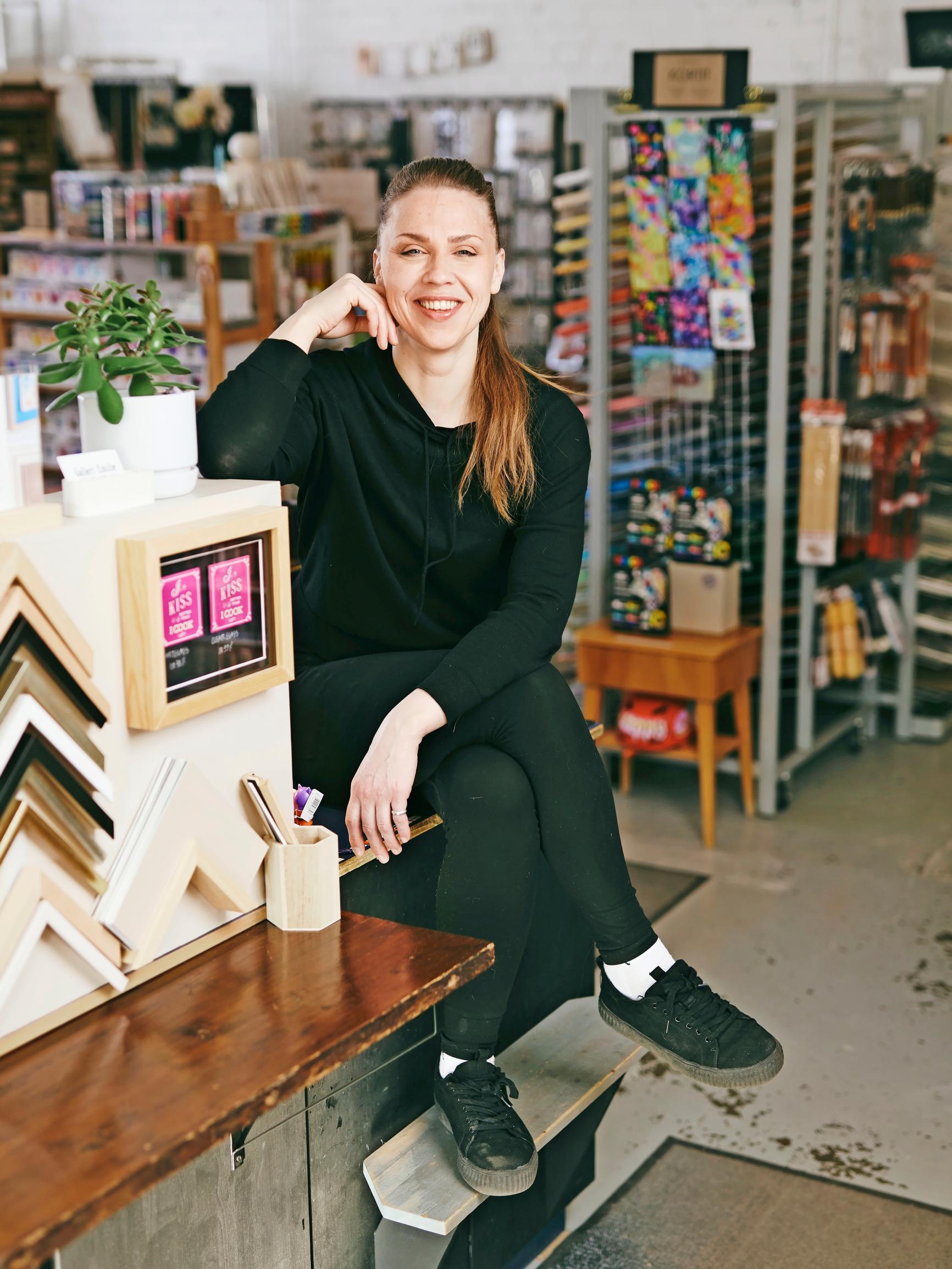 Jenny runs an idyllic art and craft supply shop in Porvoo: “You only know if you’ll succeed if you try, but you rarely regret trying”