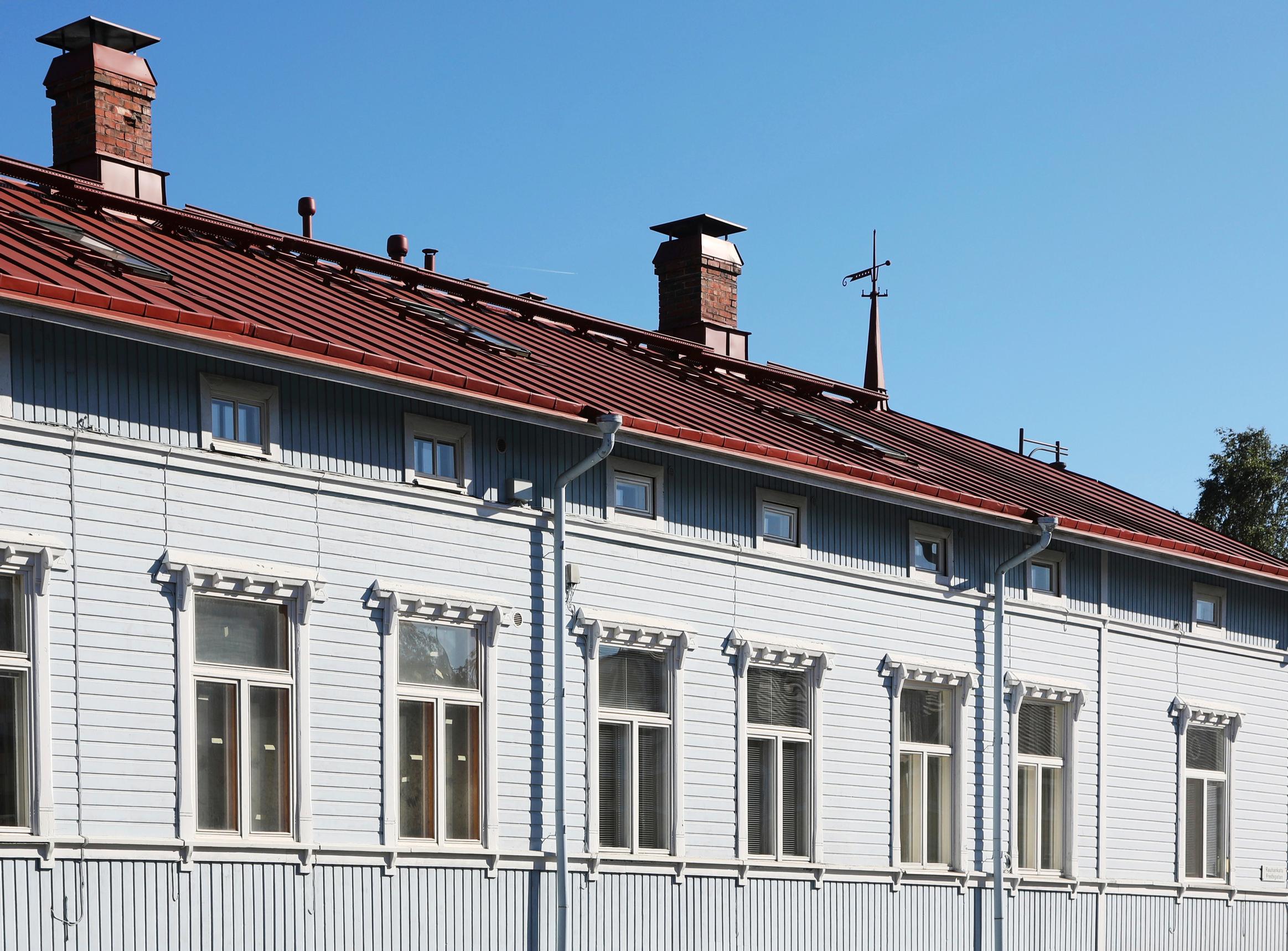 A wooden house in Portsa designed by Karl Johan Sahlberg