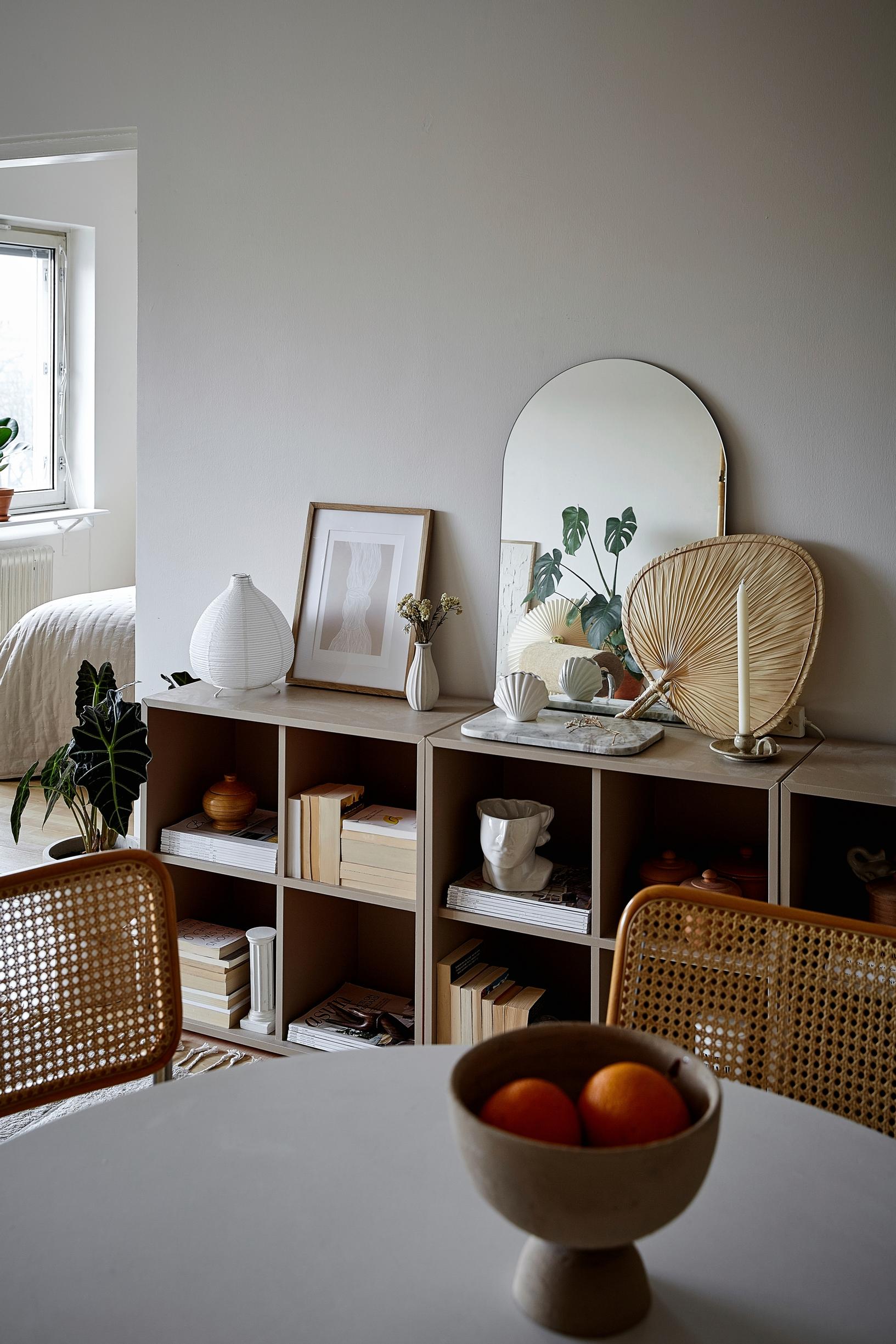 Ikea Eket shelves painted