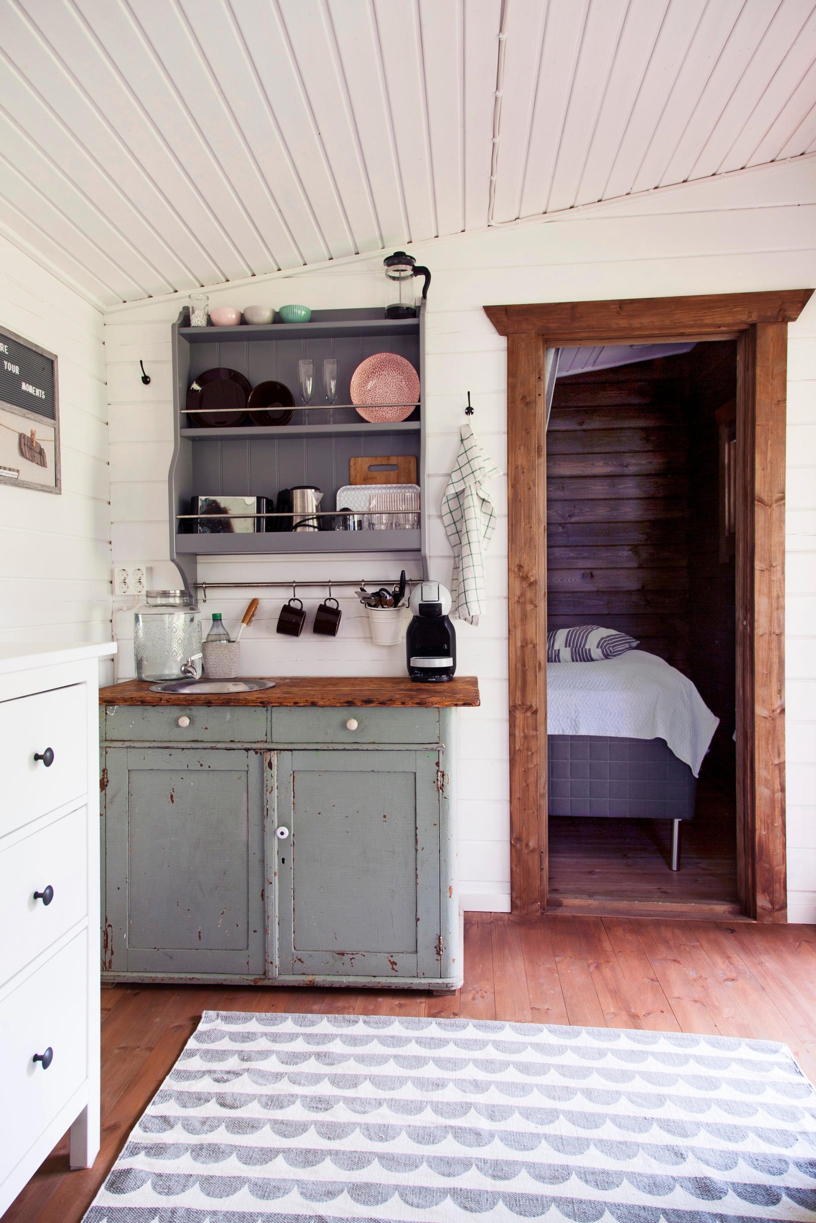 The outbuilding at the horse farm.
