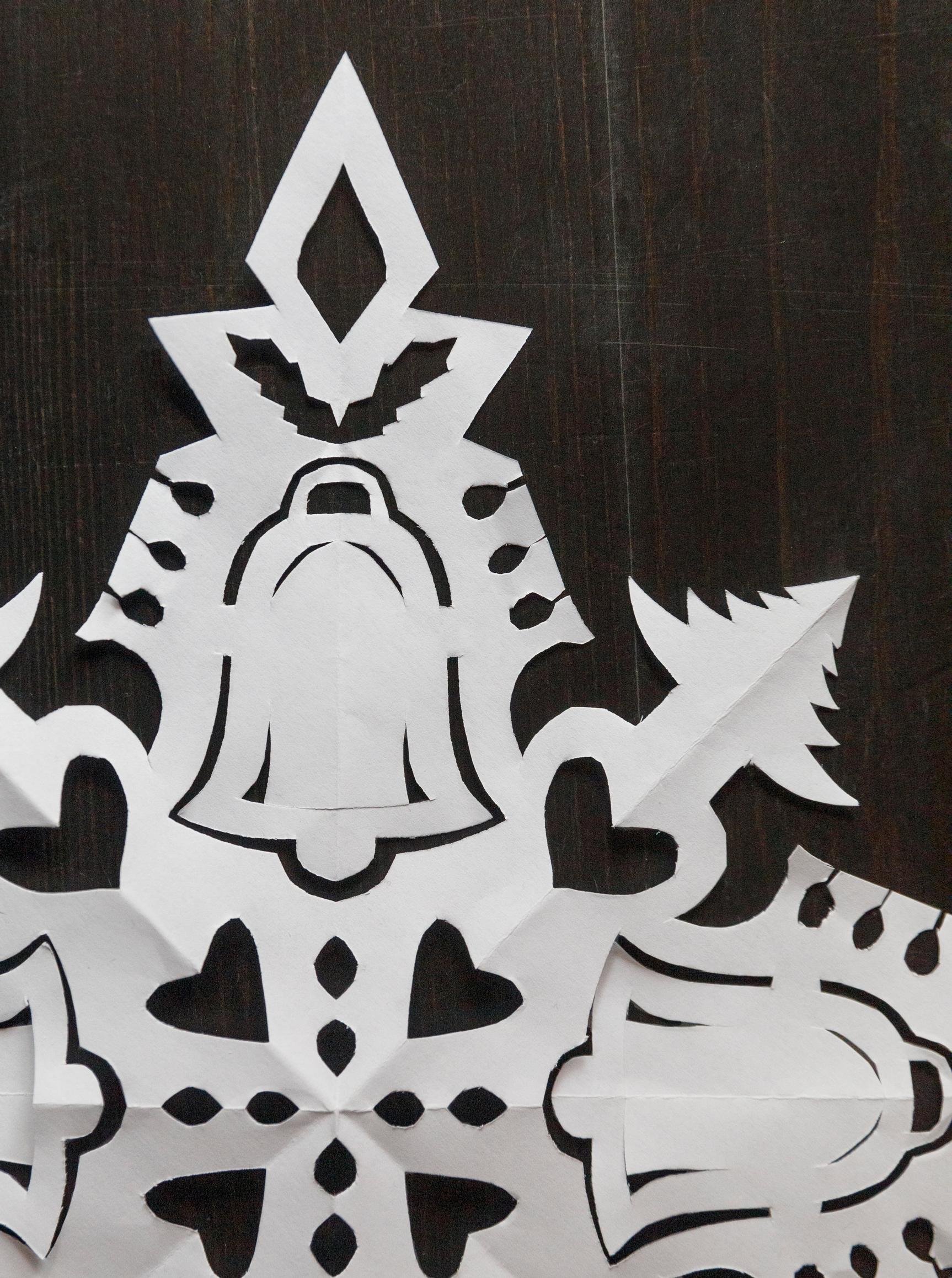 Venla’s finished paper star