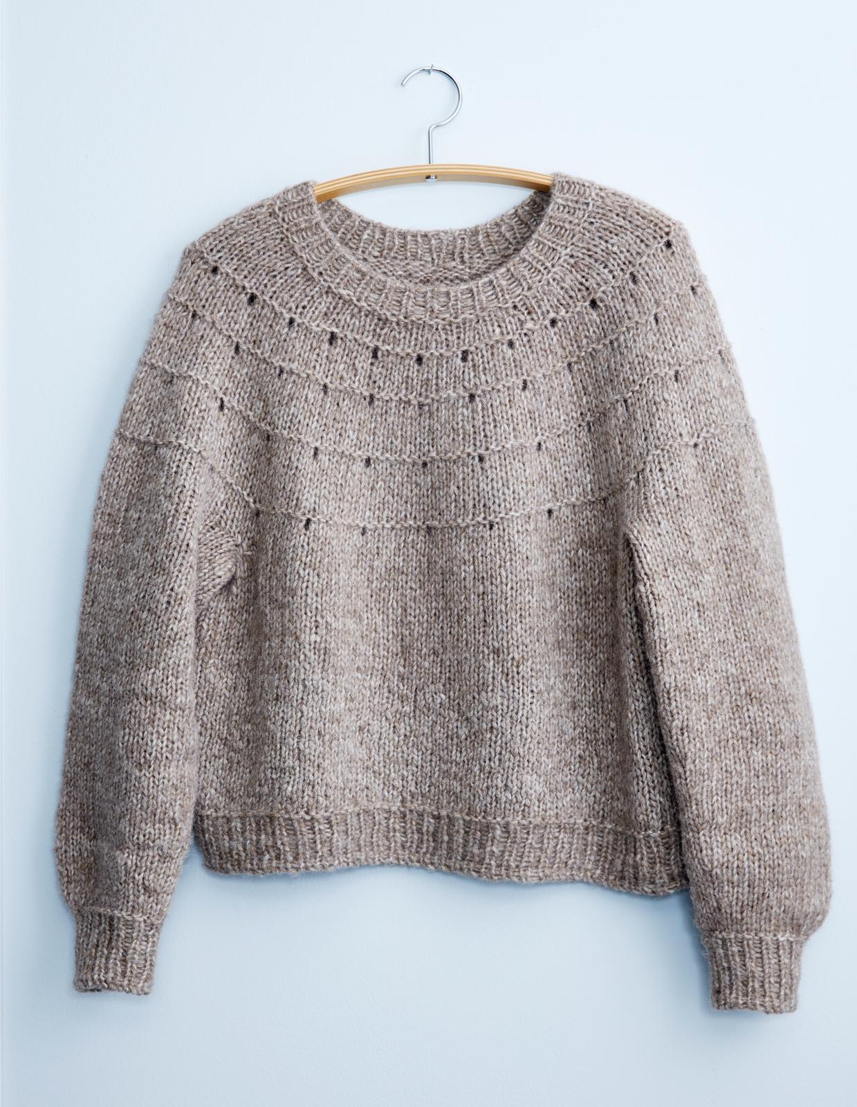 トップス YOKE Bias Border Ds Knit Brown 1 YOKE Bias Border Knit Pants