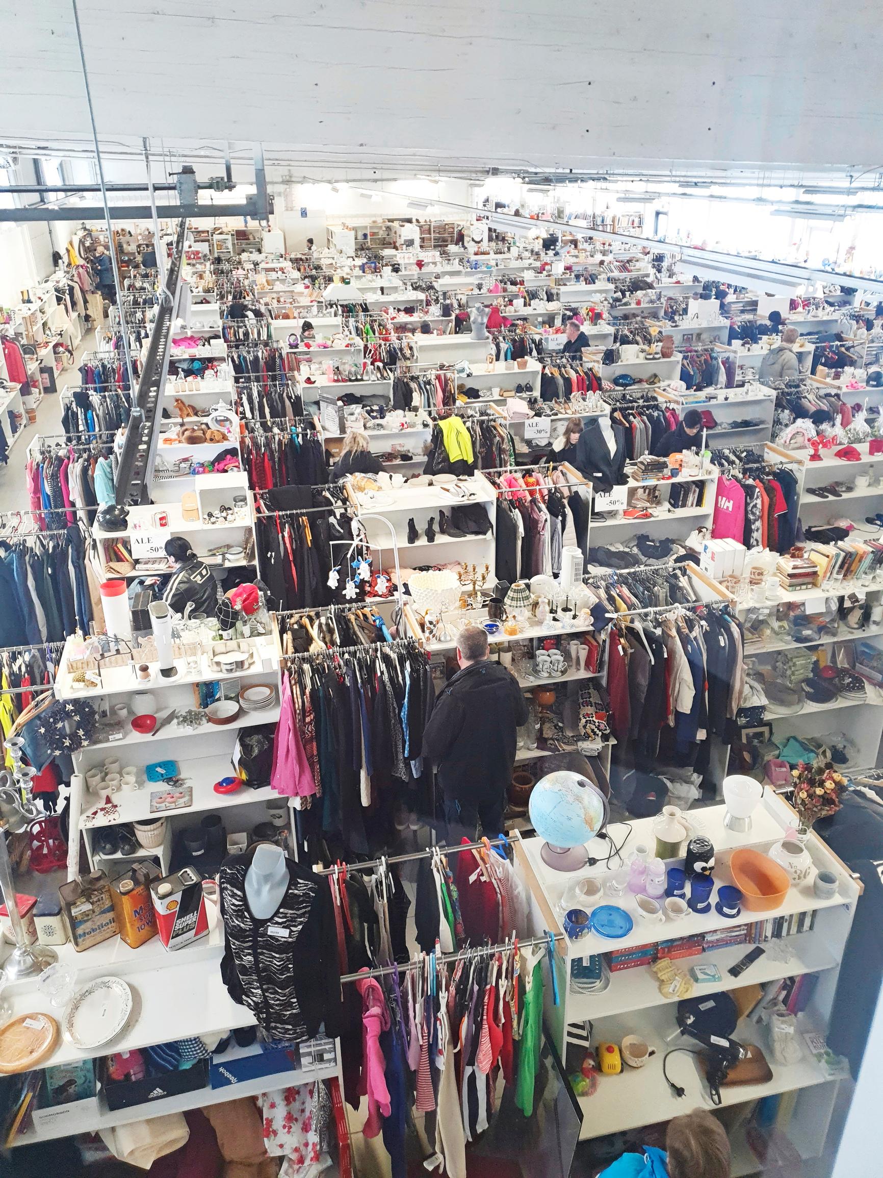 Flea market hall