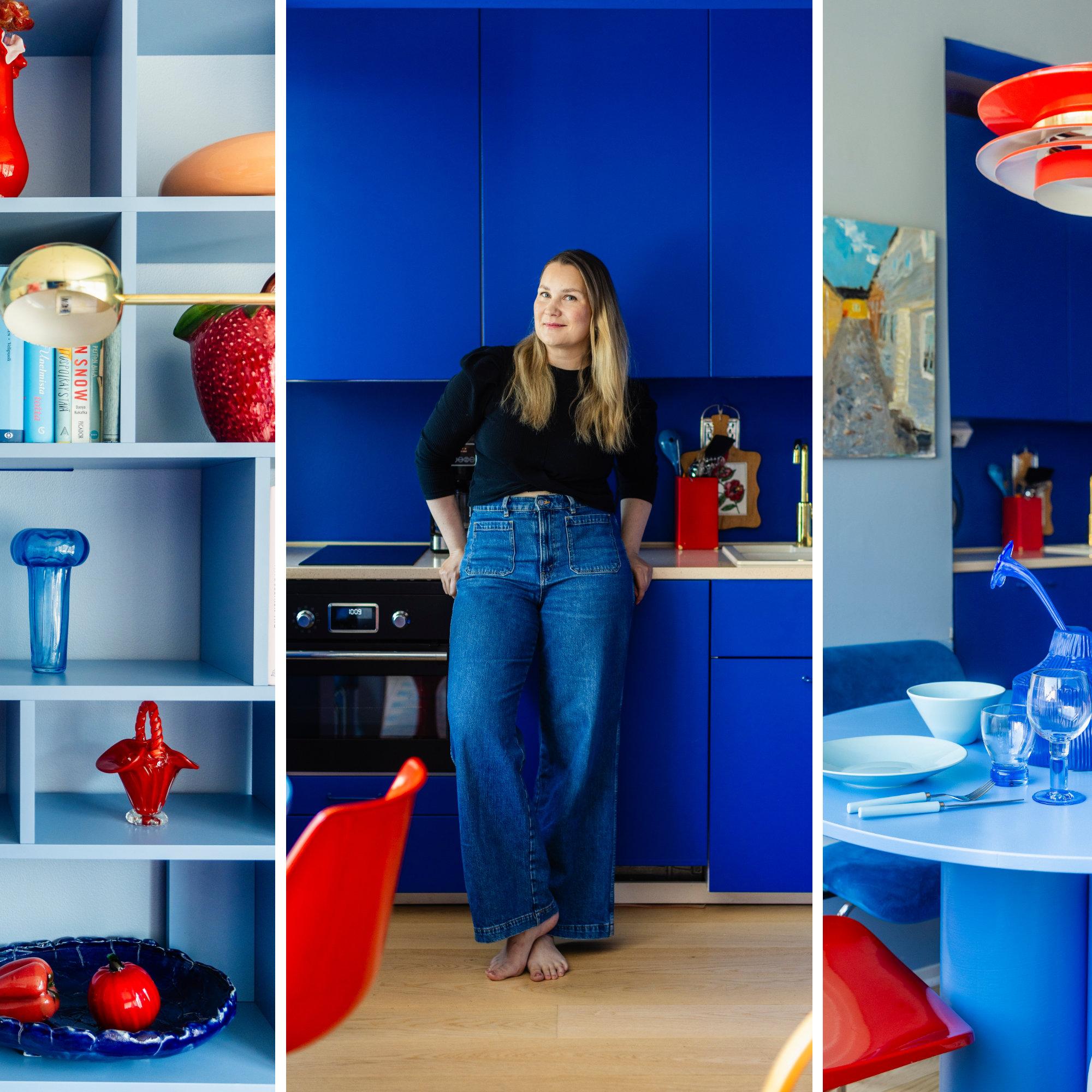 Irene turned her home entirely blue: “My biggest fear is the ordinary”