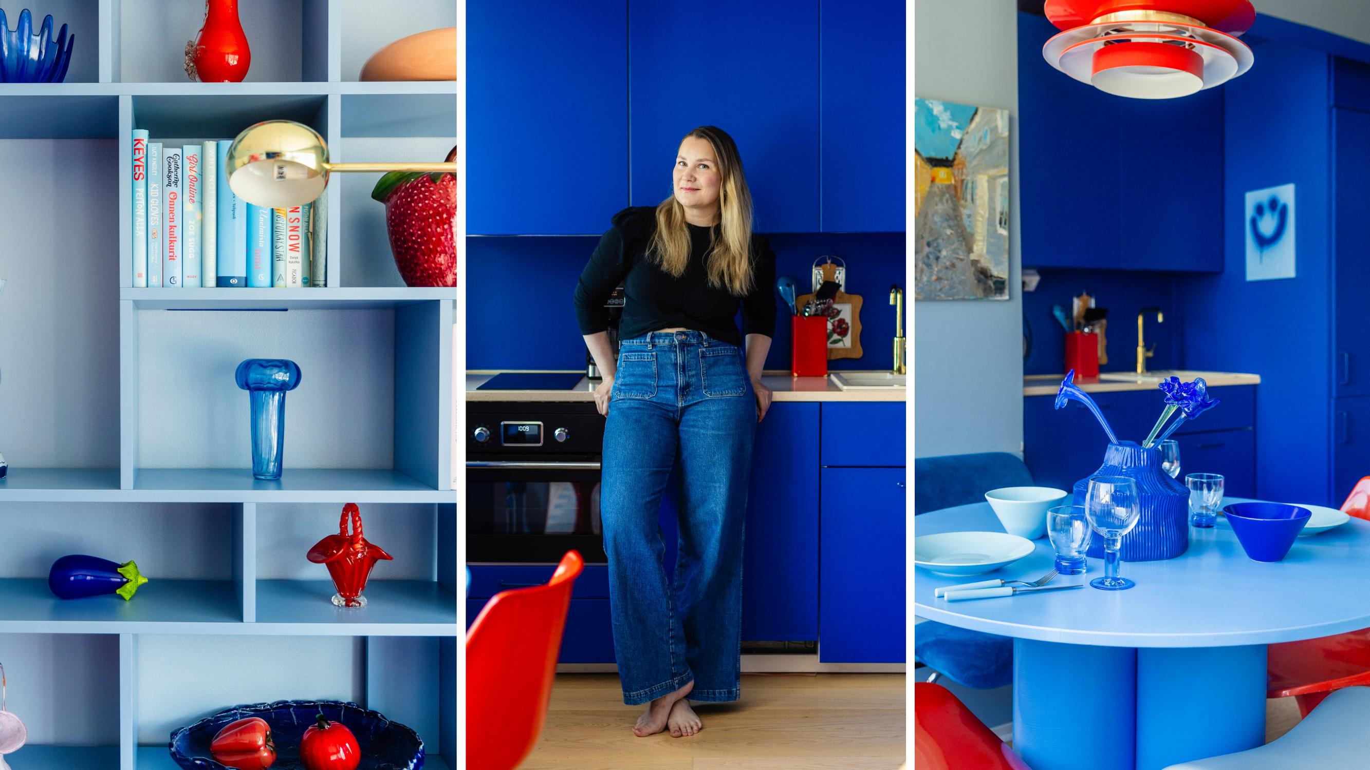 Irene turned her home entirely blue: “My biggest fear is the ordinary”