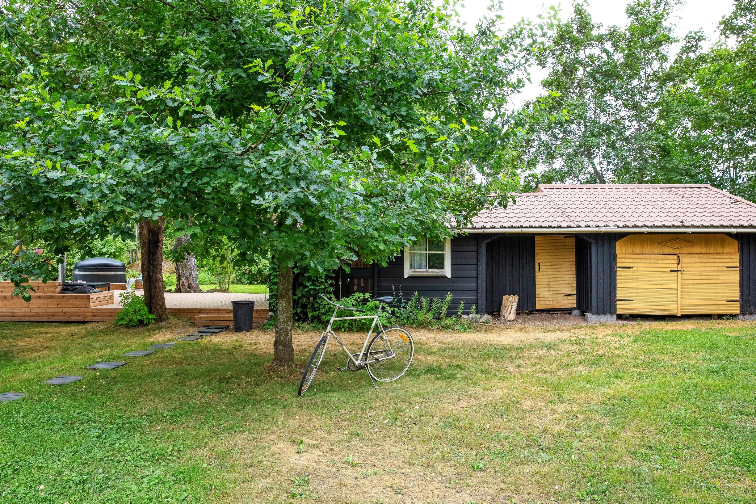 Outbuildings in the garden of the old farm