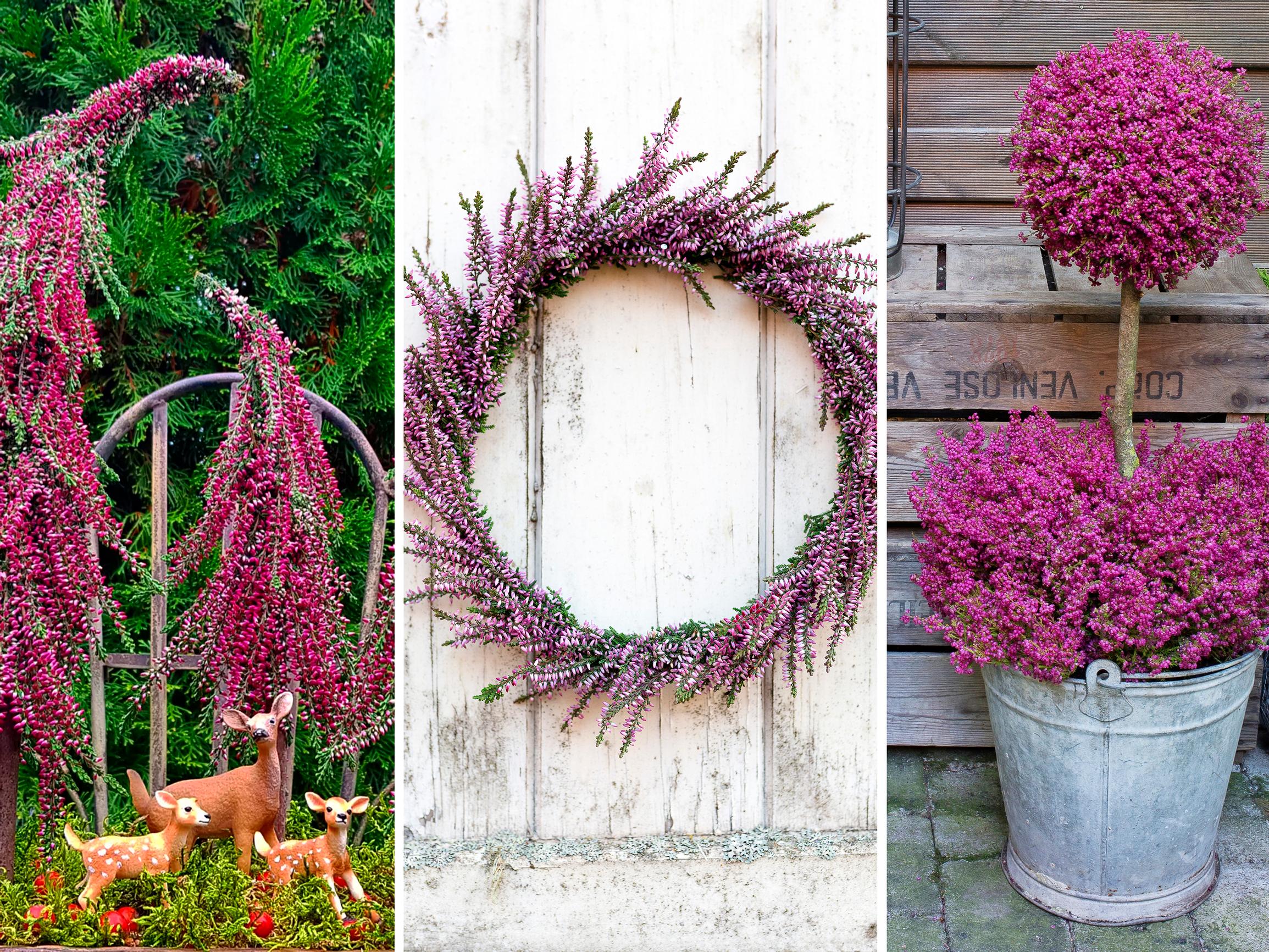 3 easy heather crafts to decorate your yard and patio this fall