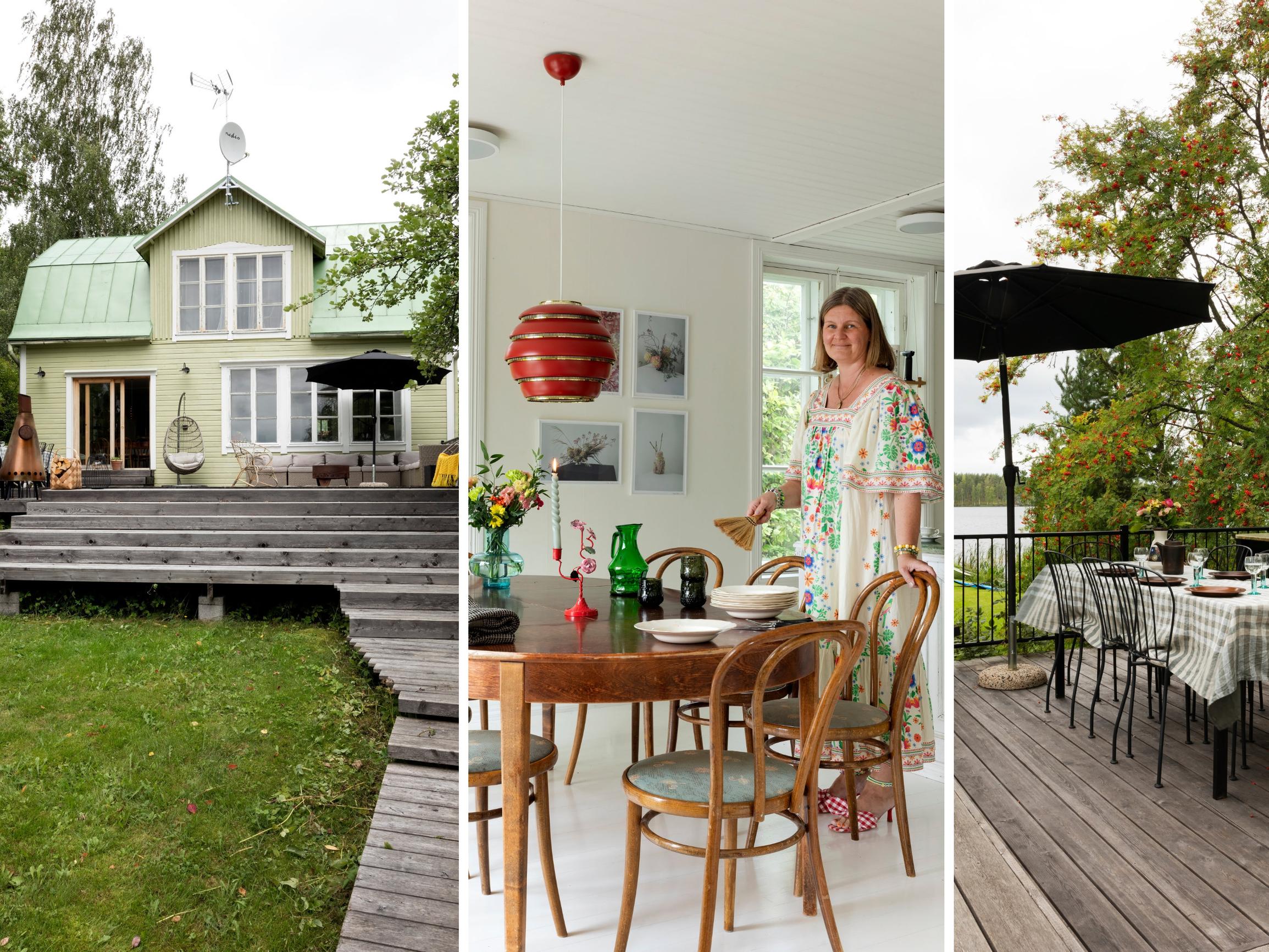 Rescued mansard-roofed villa was turned into a vacation home—“If you dream of something, do it right away”