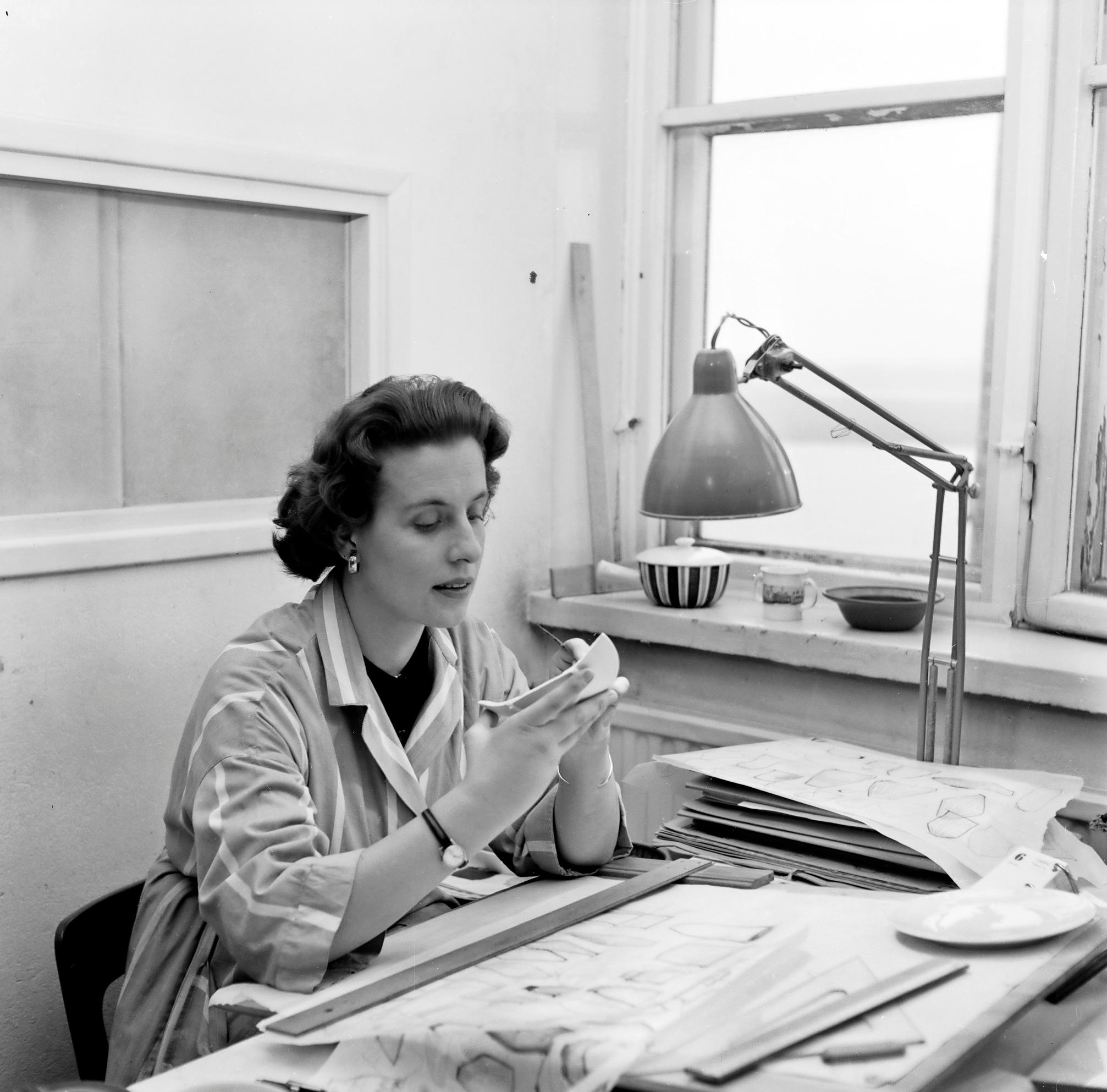 Ulla Procopé at her desk