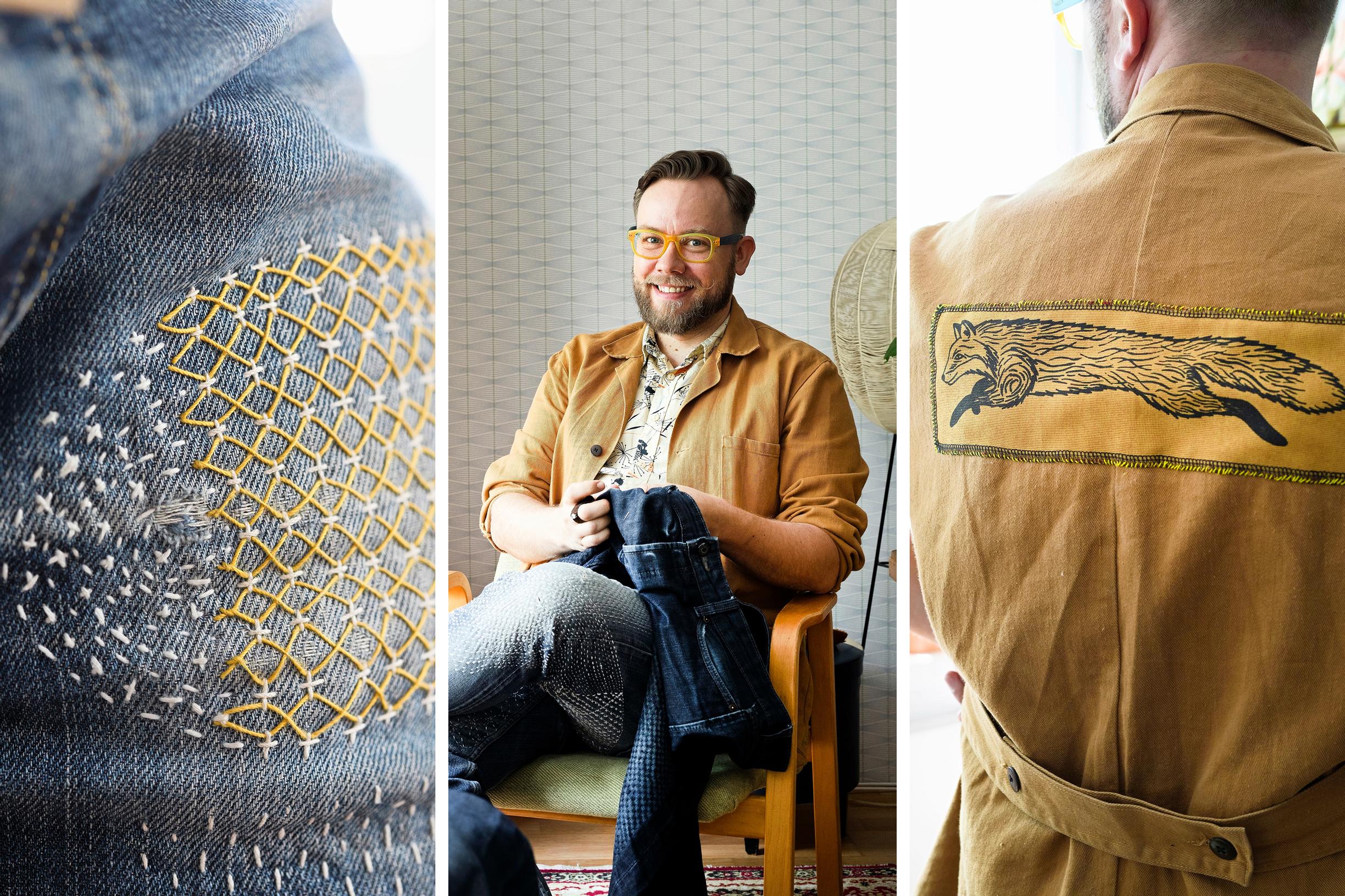How Niko Lindgren revives his worn clothes: “A mended garment becomes more personal”